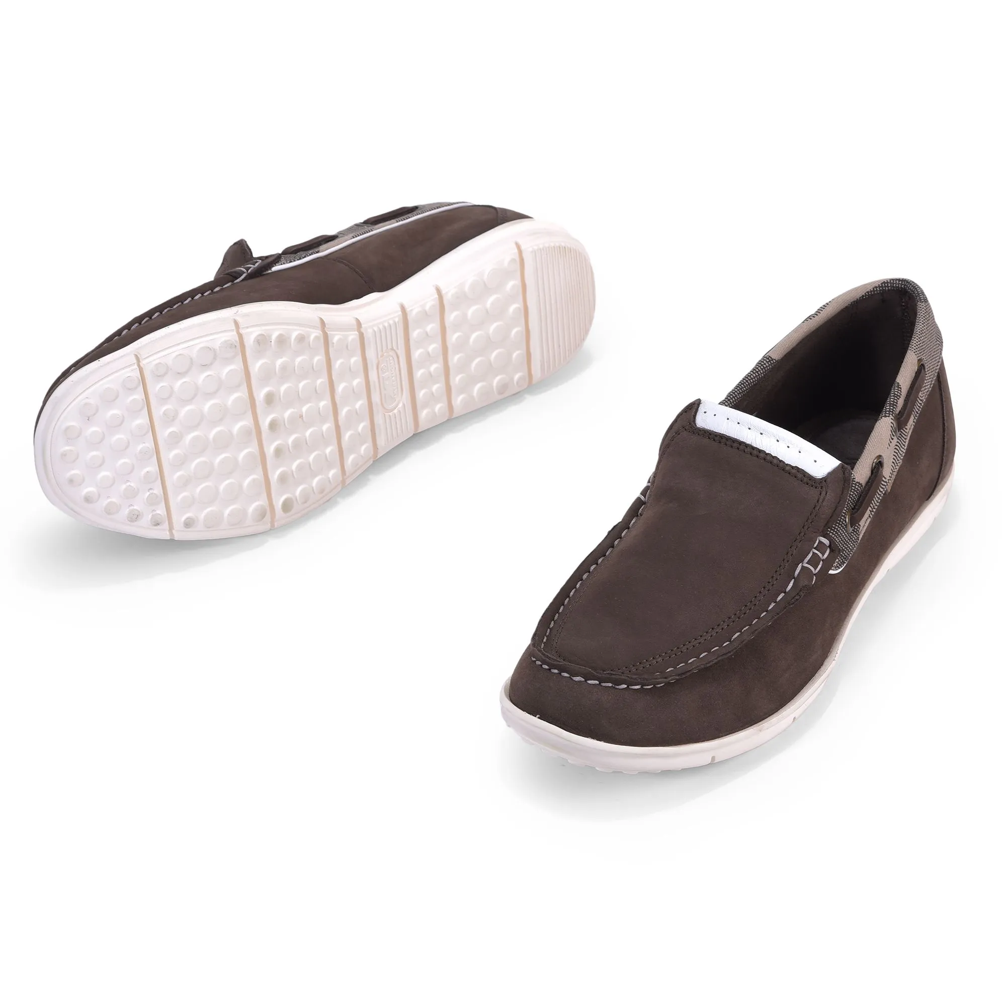 Woodland Brown casual loafers - Thumbnail 4