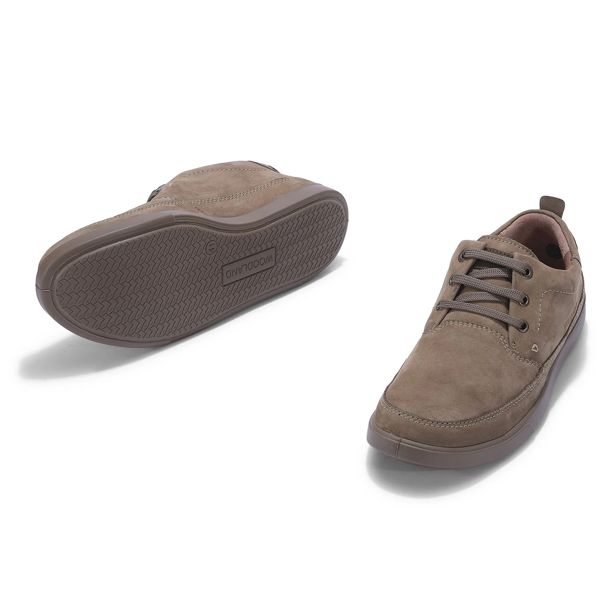 Woodland Khaki casual shoes - Thumbnail 4