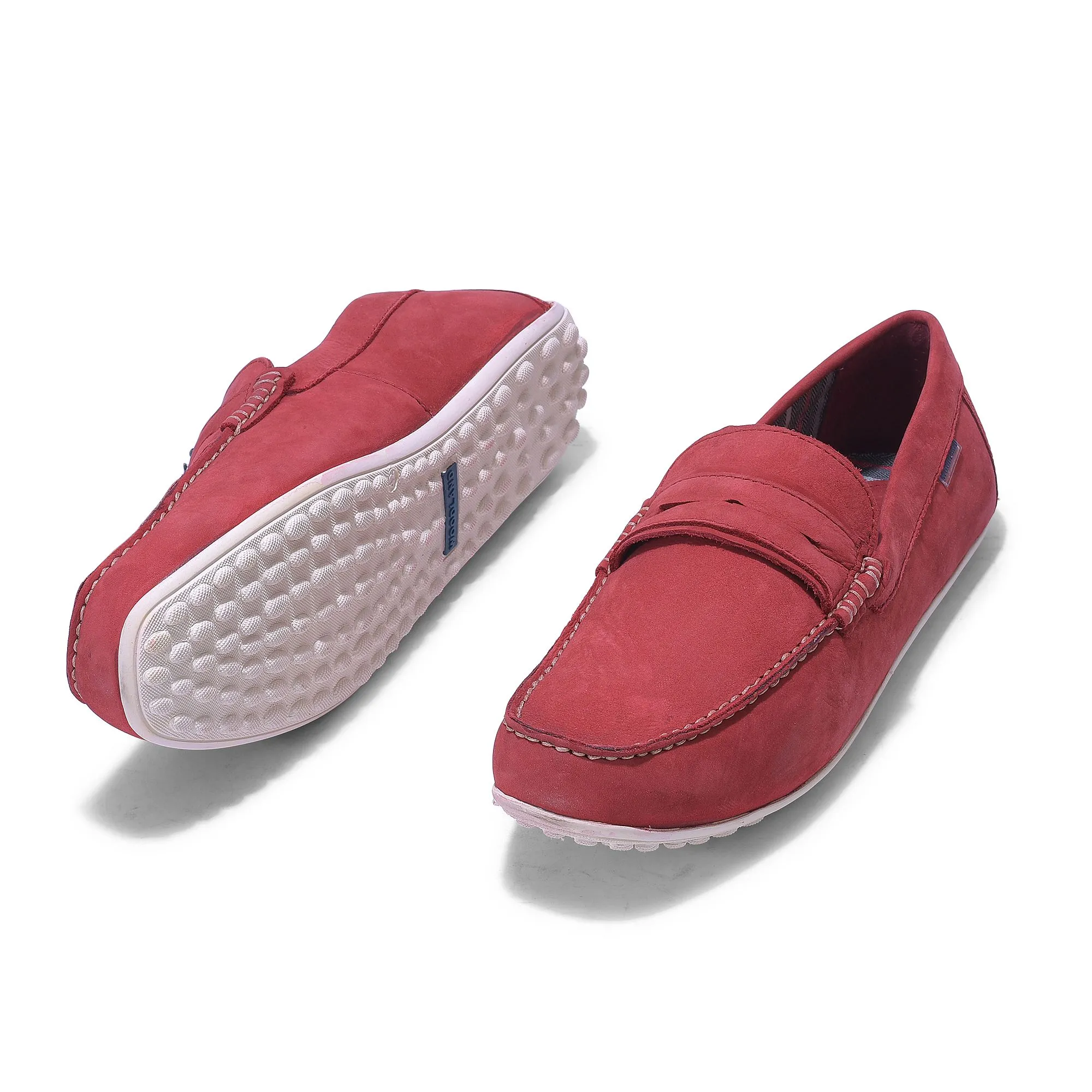 Woodland Red Loafers - Thumbnail 4