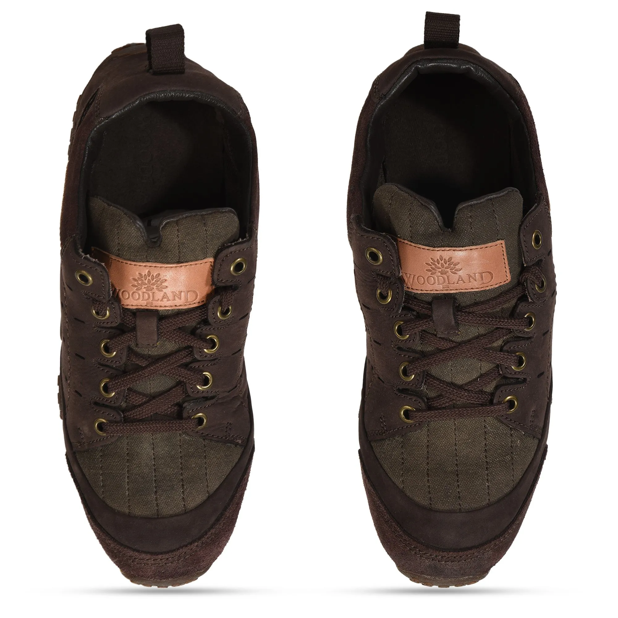 Woodland RB BROWN casual shoes - Thumbnail 3