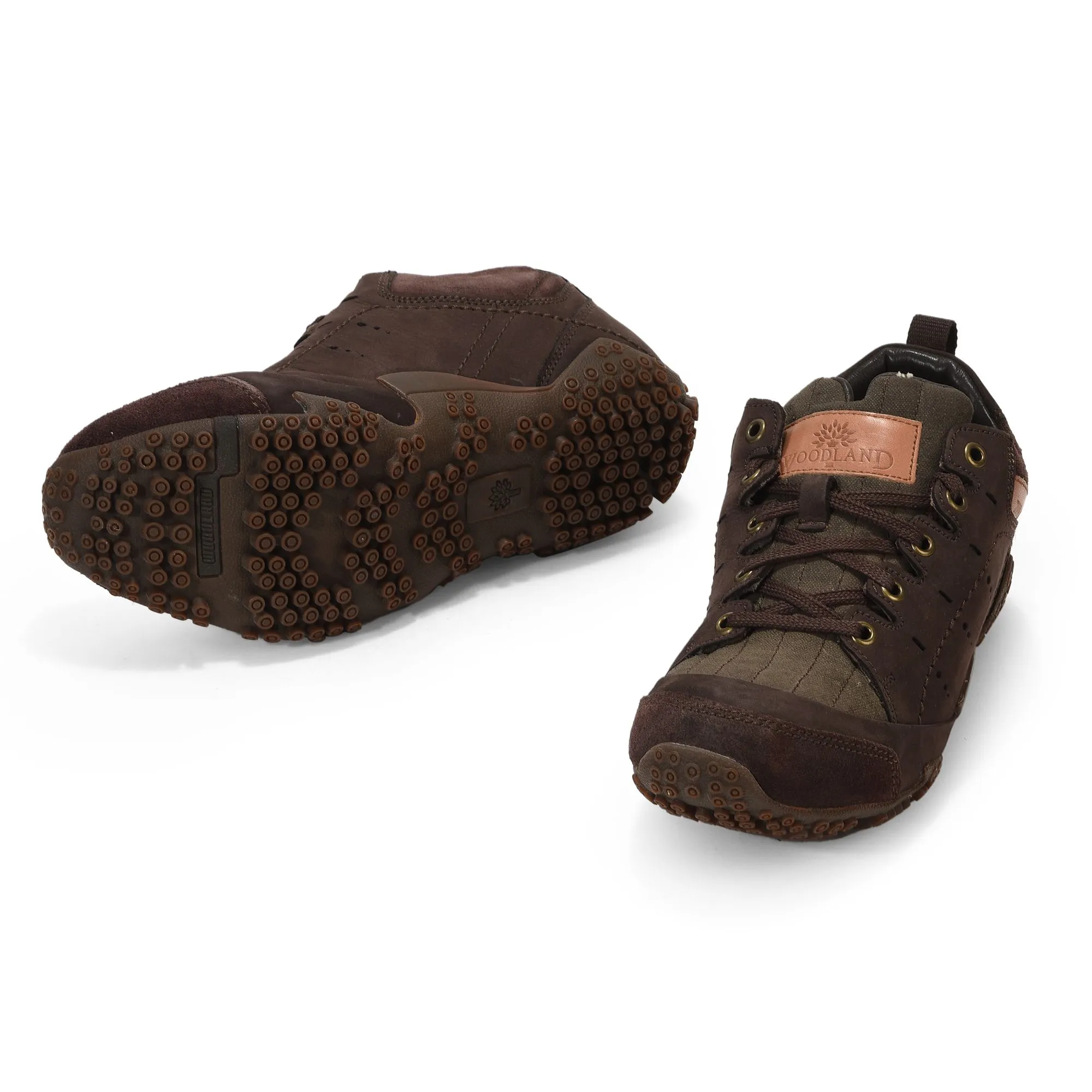 Woodland RB BROWN casual shoes - Thumbnail 4