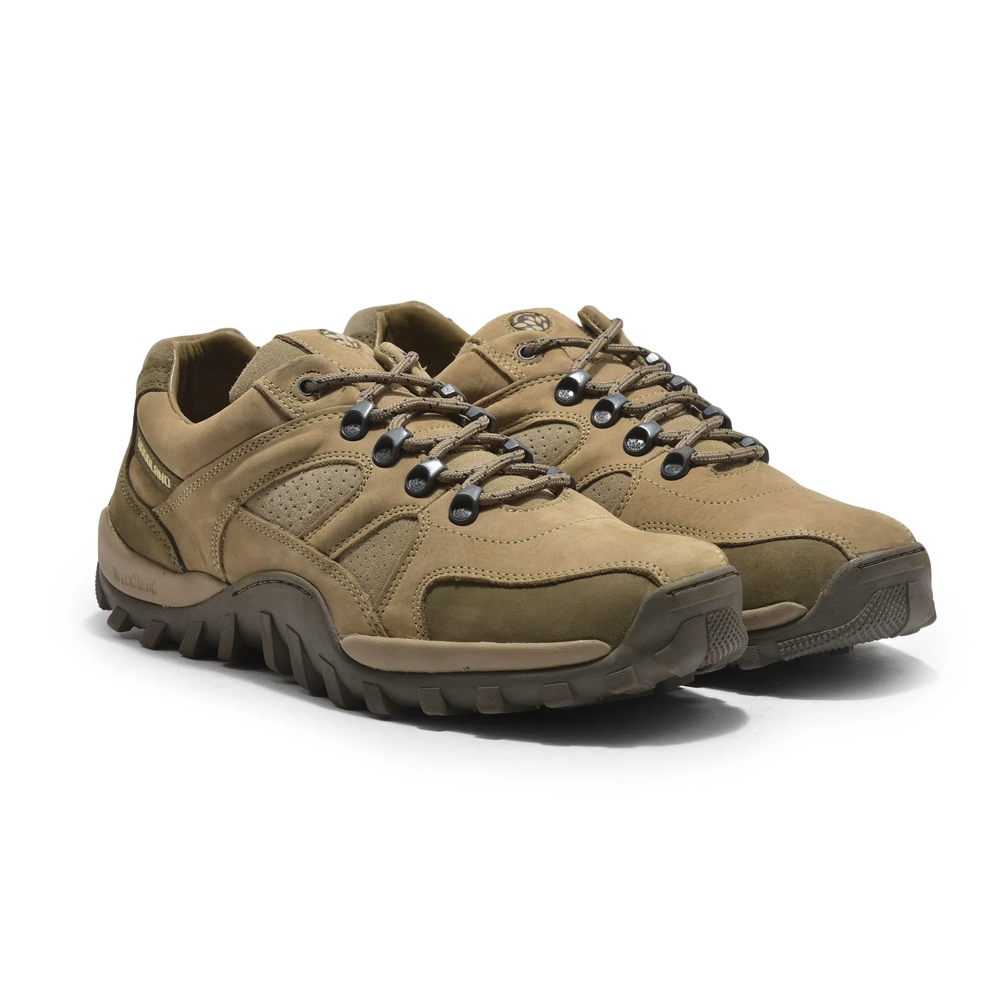 Khaki casual shoes for men - Thumbnail 6