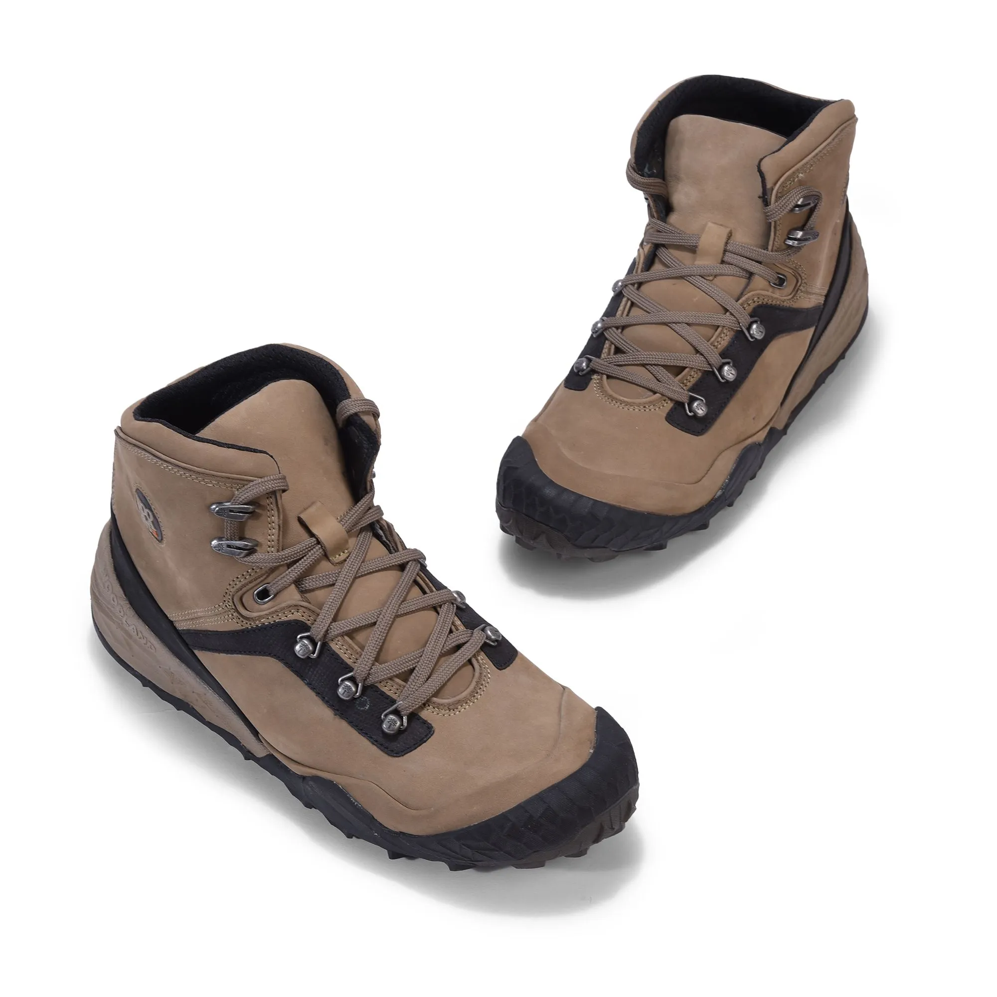 Khaki hiking boots for men - Thumbnail 2