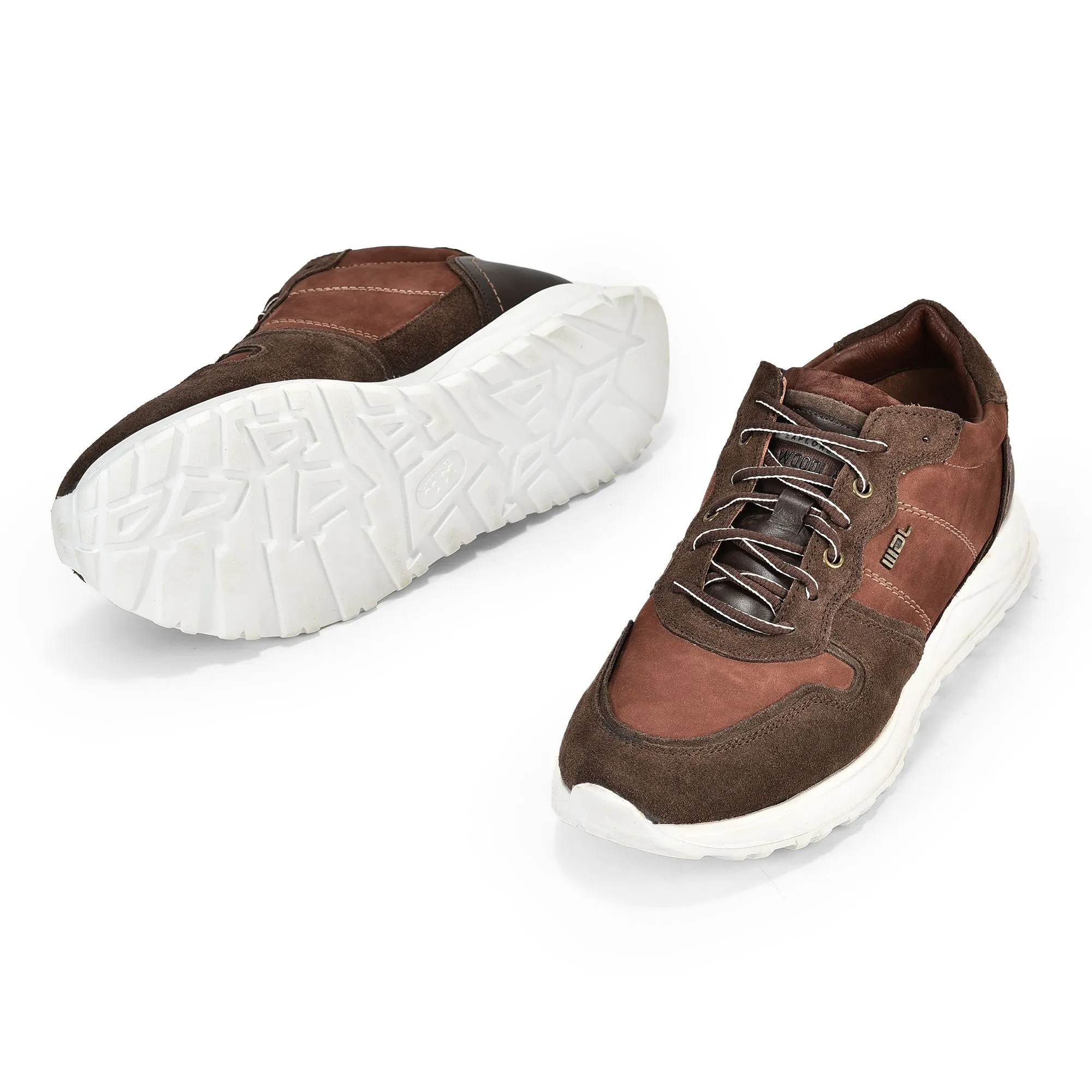 Rust brown casual shoes for men - Thumbnail 4