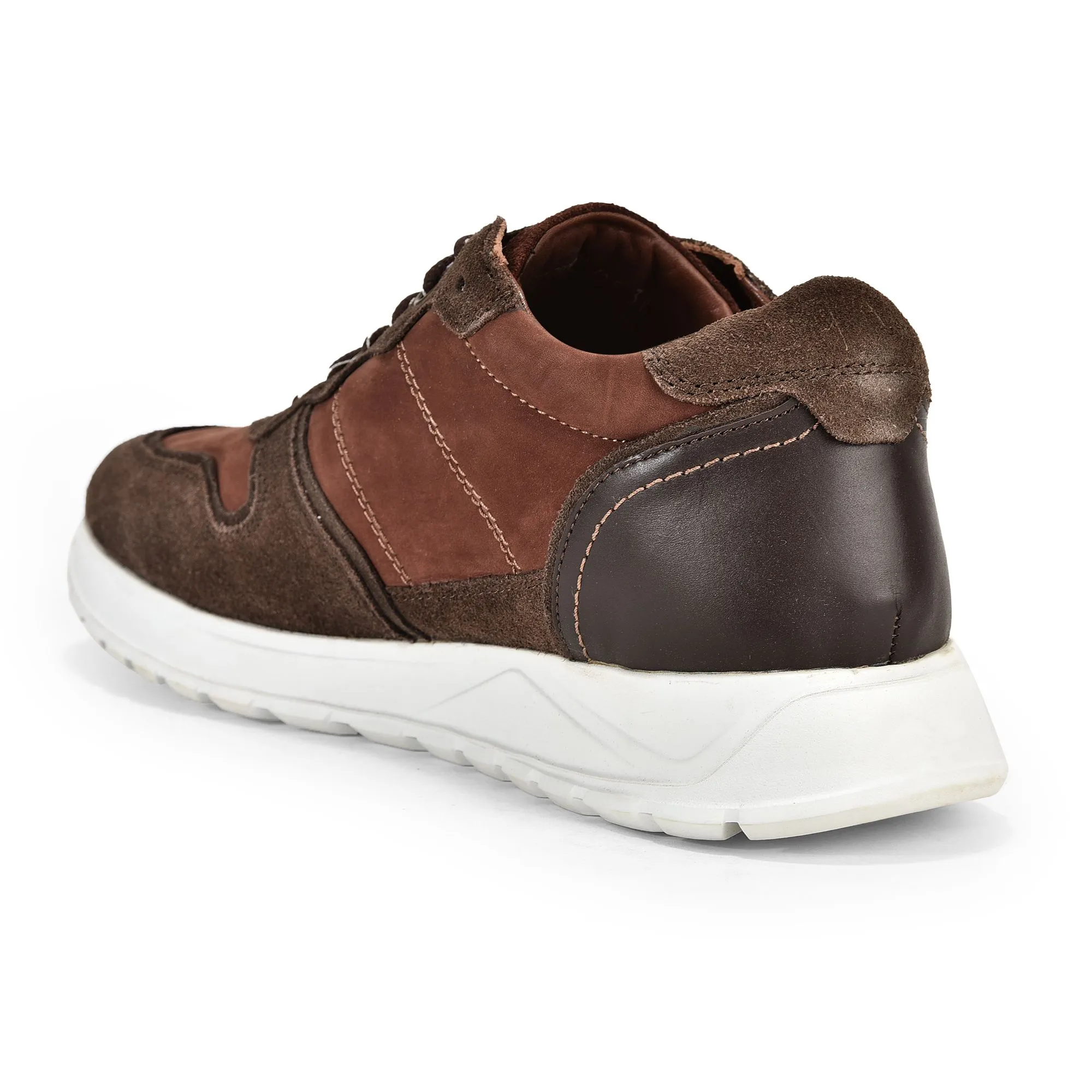 Rust brown casual shoes for men - Thumbnail 5