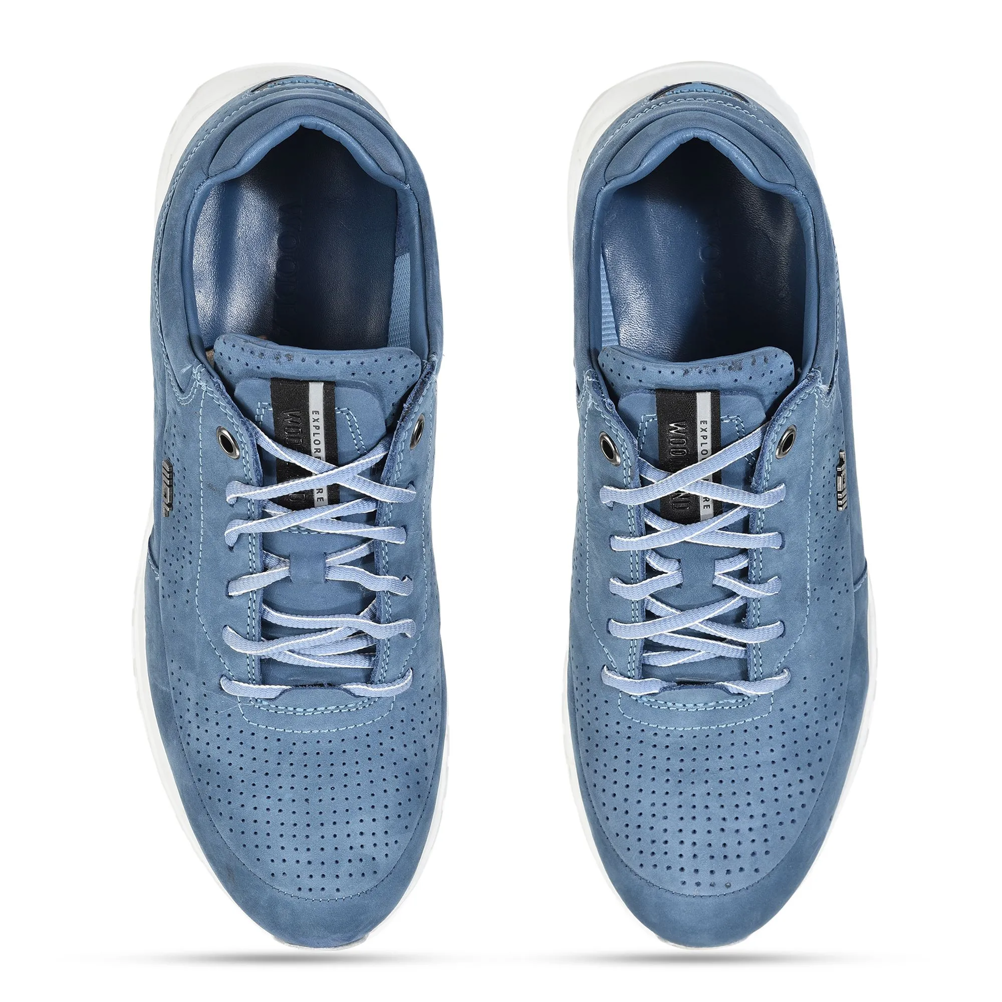Sky Blue Casual sneaker for men - Thumbnail 3