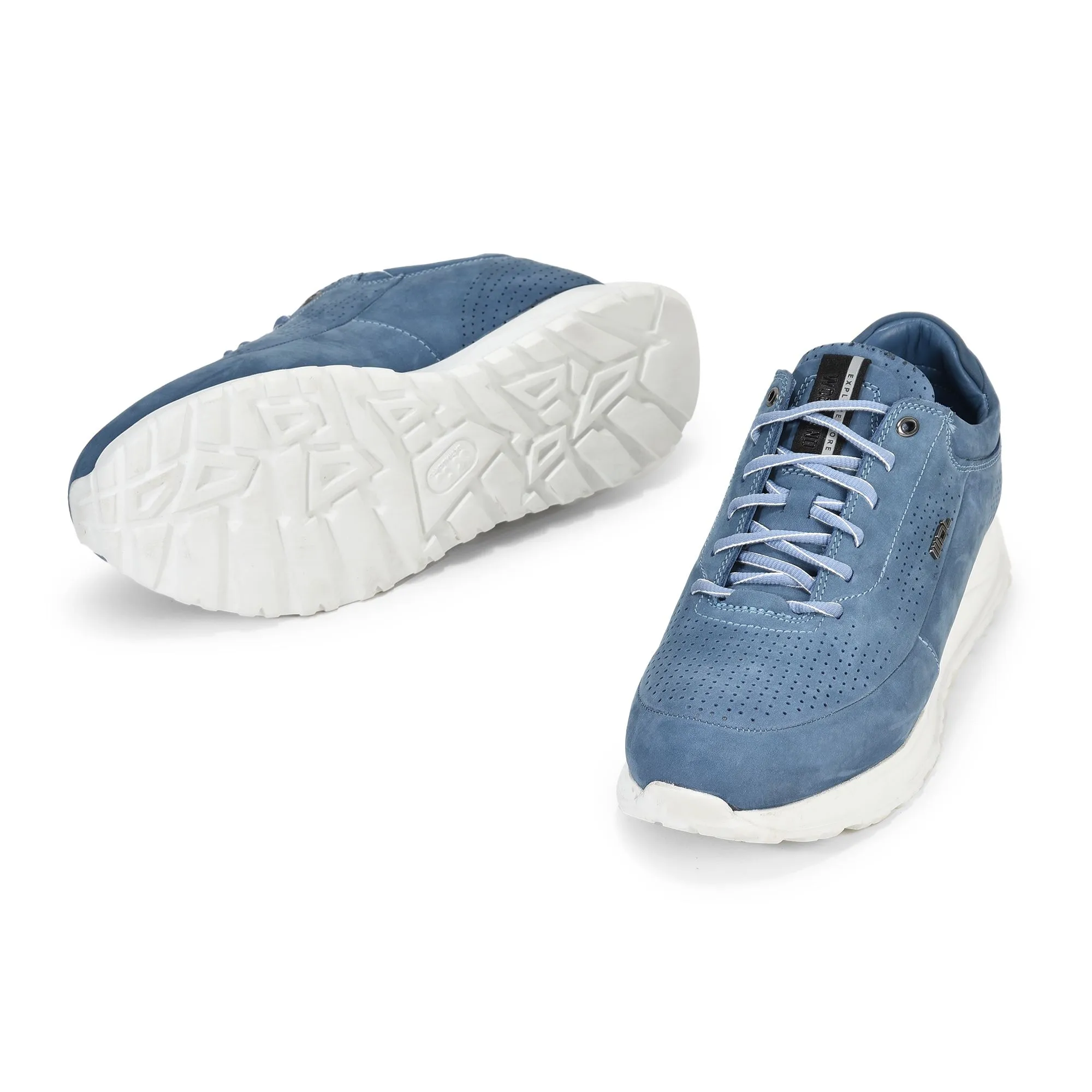 Sky Blue Casual sneaker for men - Thumbnail 4
