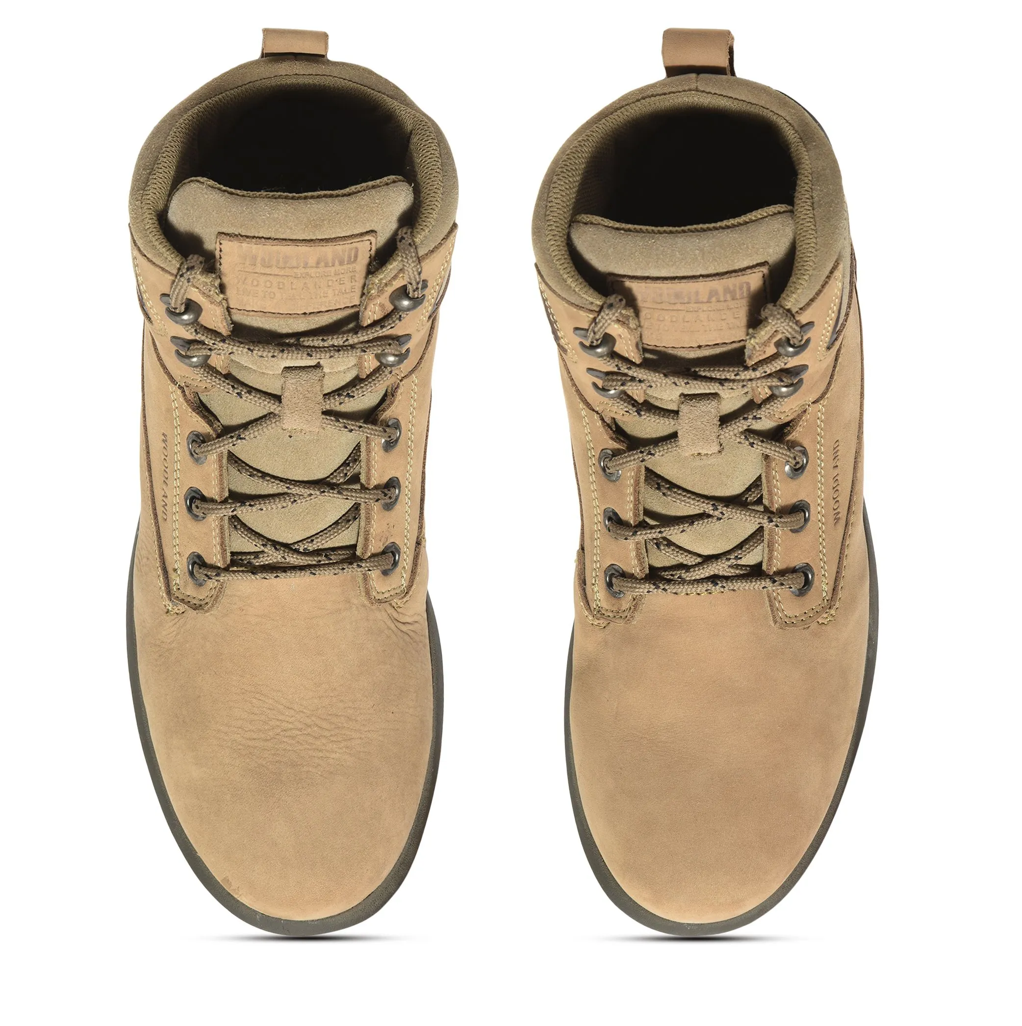 Paris khaki shoes for men - Thumbnail 3
