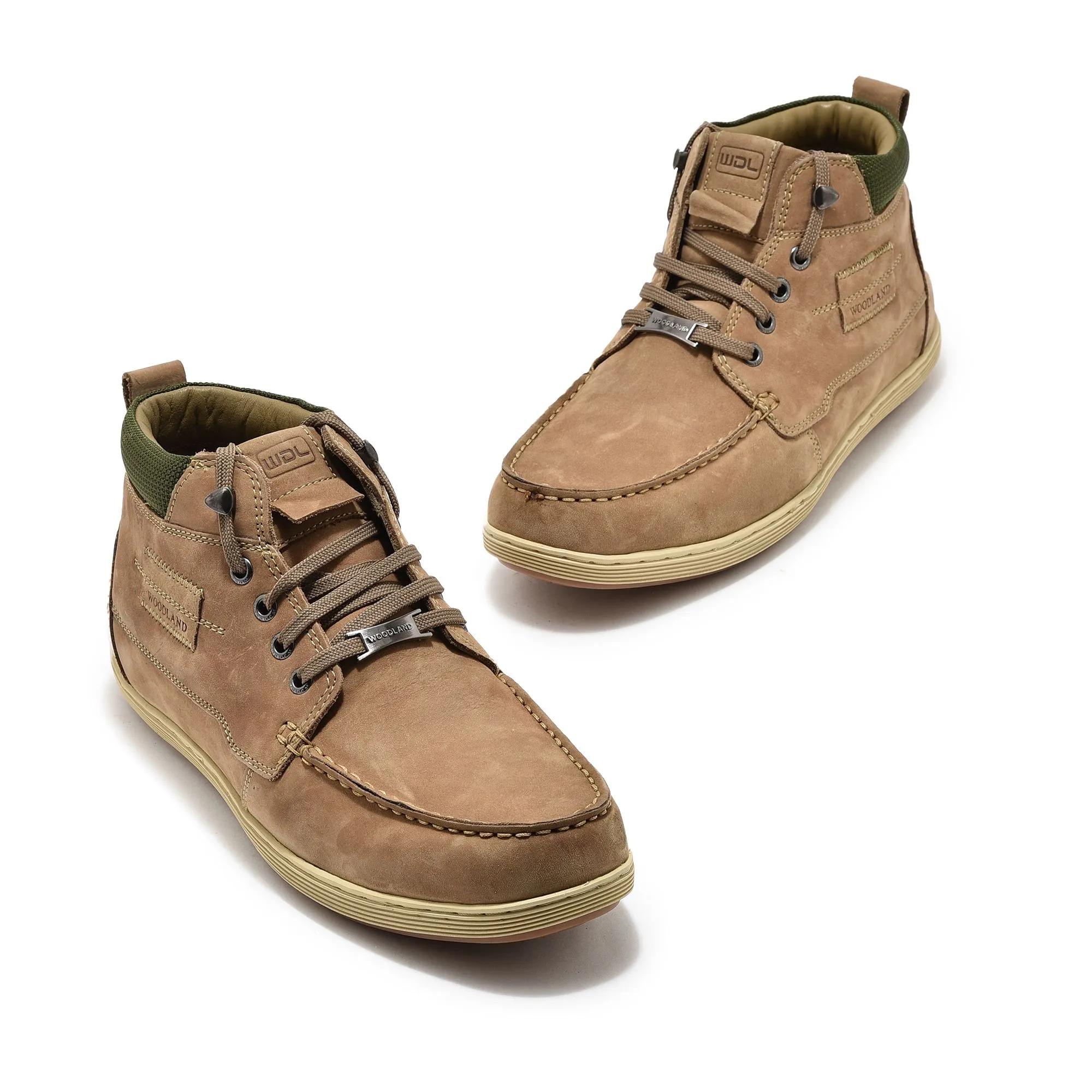Paris Khaki Chukka boot for men - Thumbnail 2