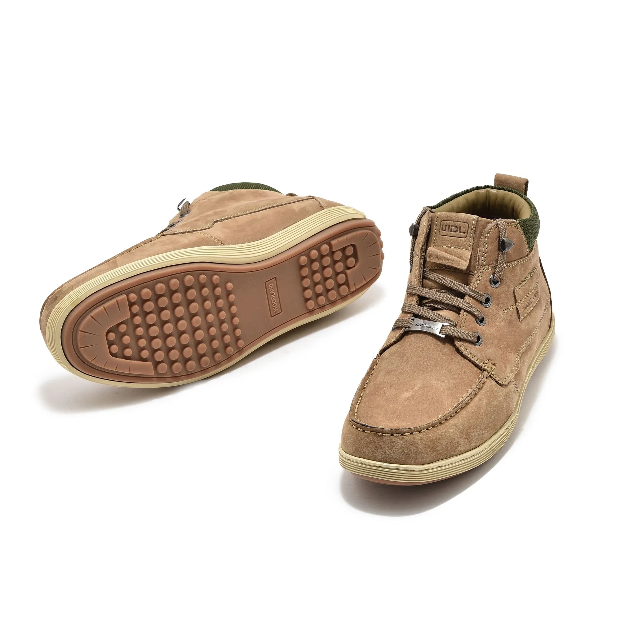Paris Khaki Chukka boot for men - Thumbnail 4