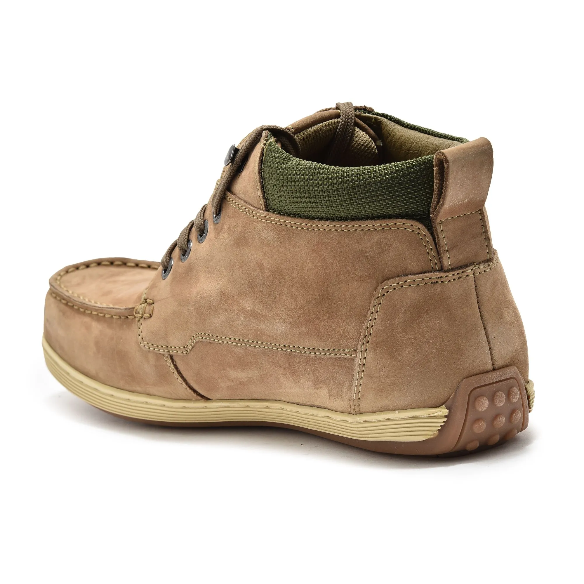 Paris Khaki Chukka boot for men - Thumbnail 5