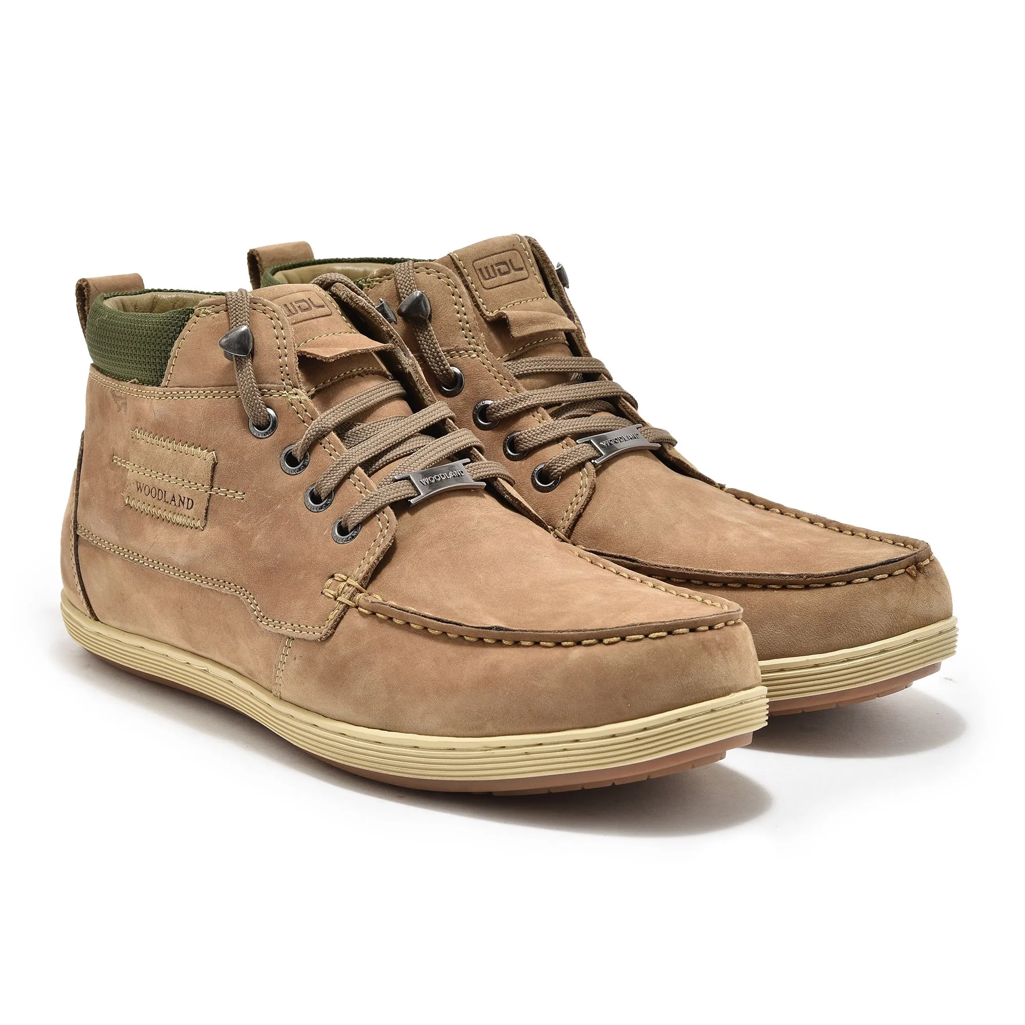 Paris Khaki Chukka boot for men - Thumbnail 6