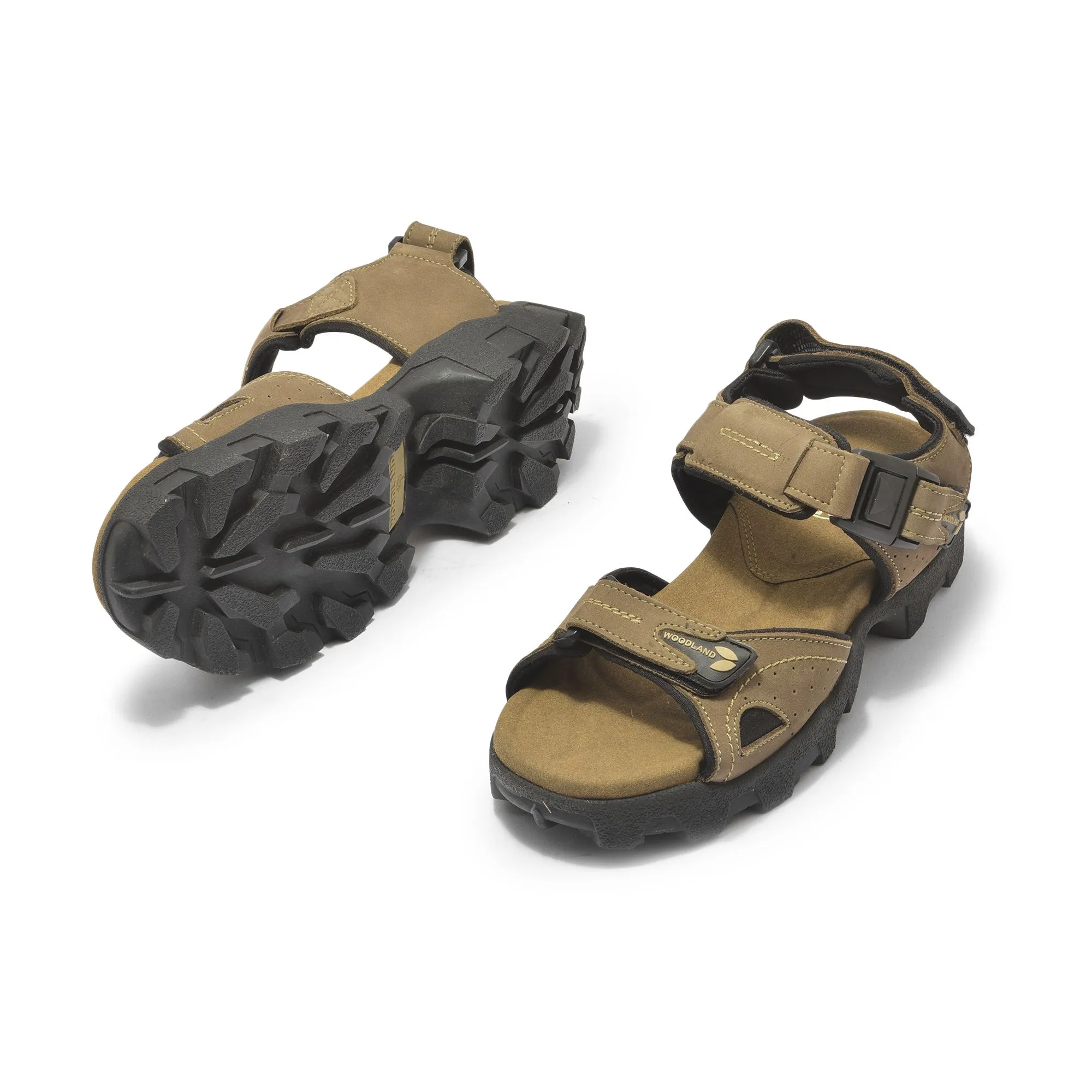 Dubai Khaki sandal for men - Thumbnail 4