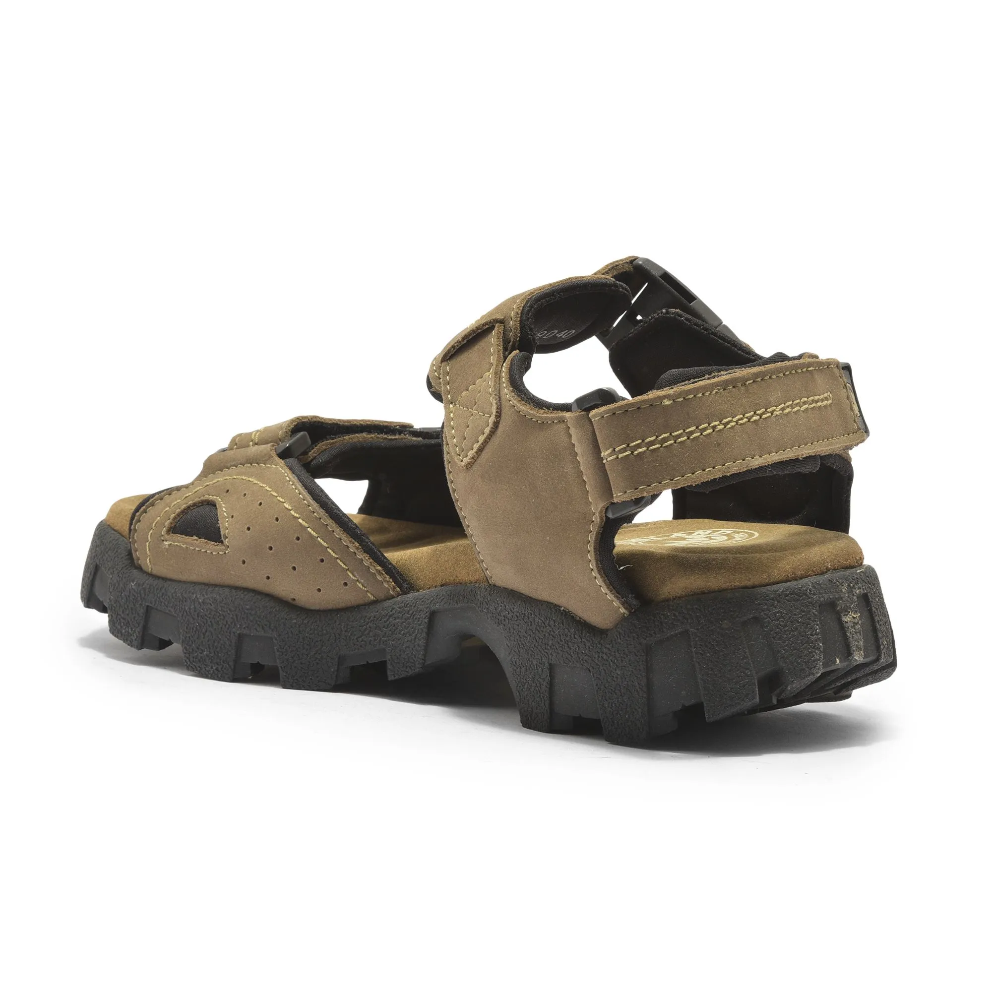 Dubai Khaki sandal for men - Thumbnail 5