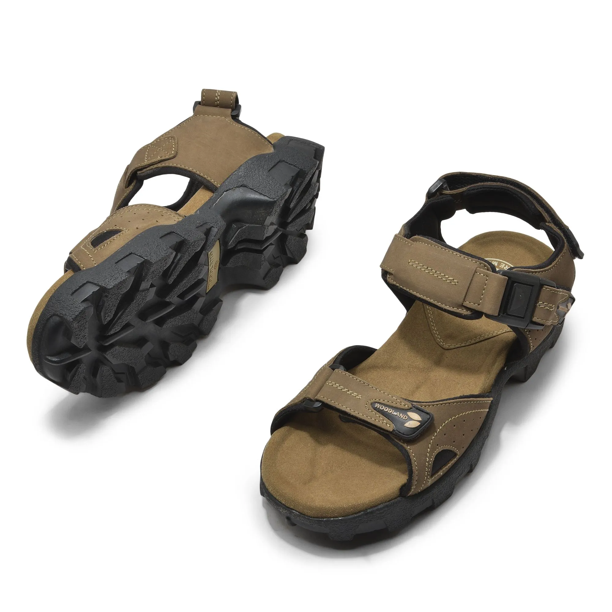 Dubai Khaki sandal for men - Thumbnail 4