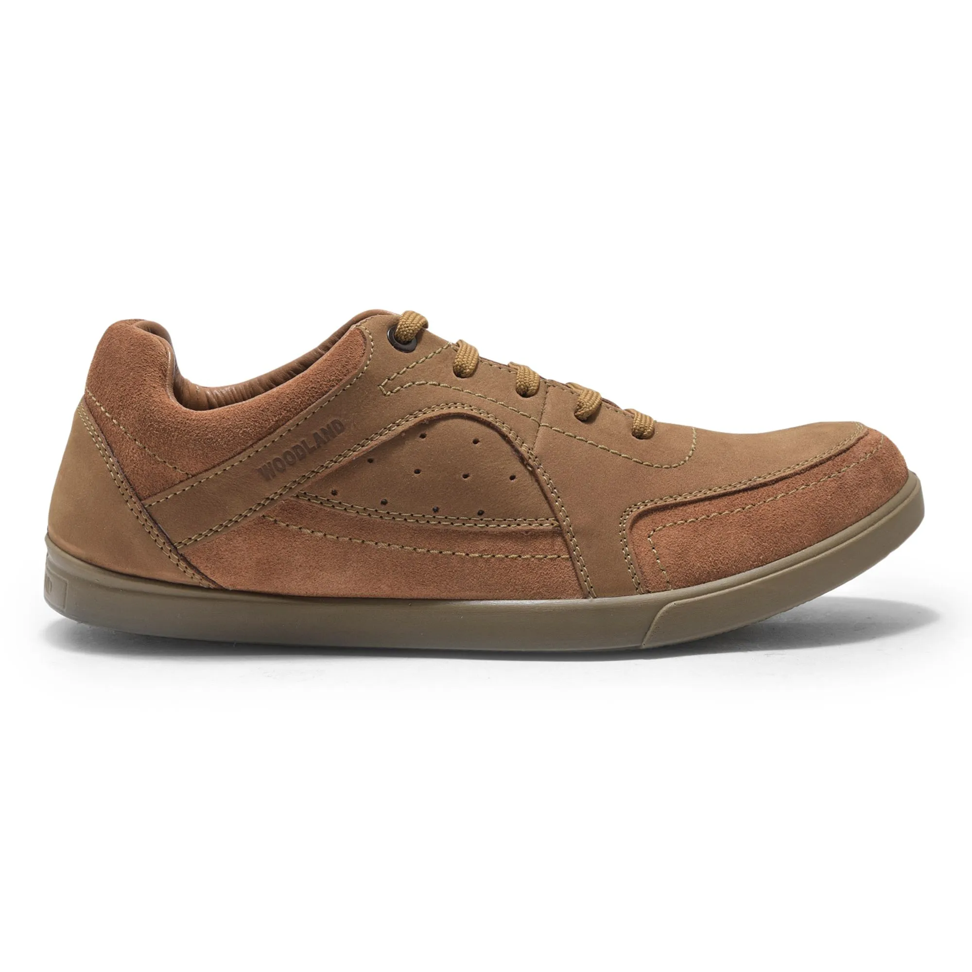 Cashew brown casual shoes for men - Thumbnail 1