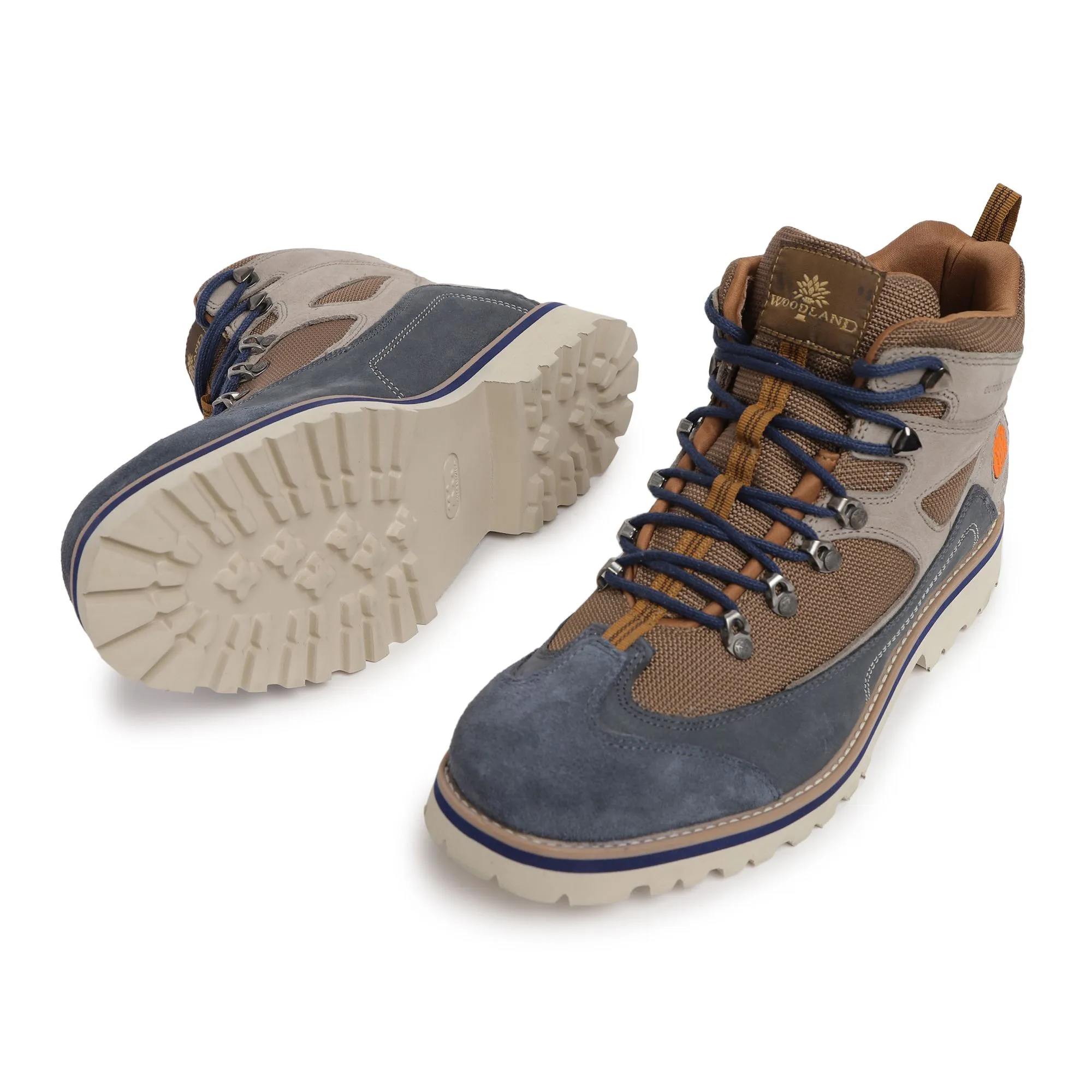 Paris Steel Grey Boots for Men - Thumbnail 4