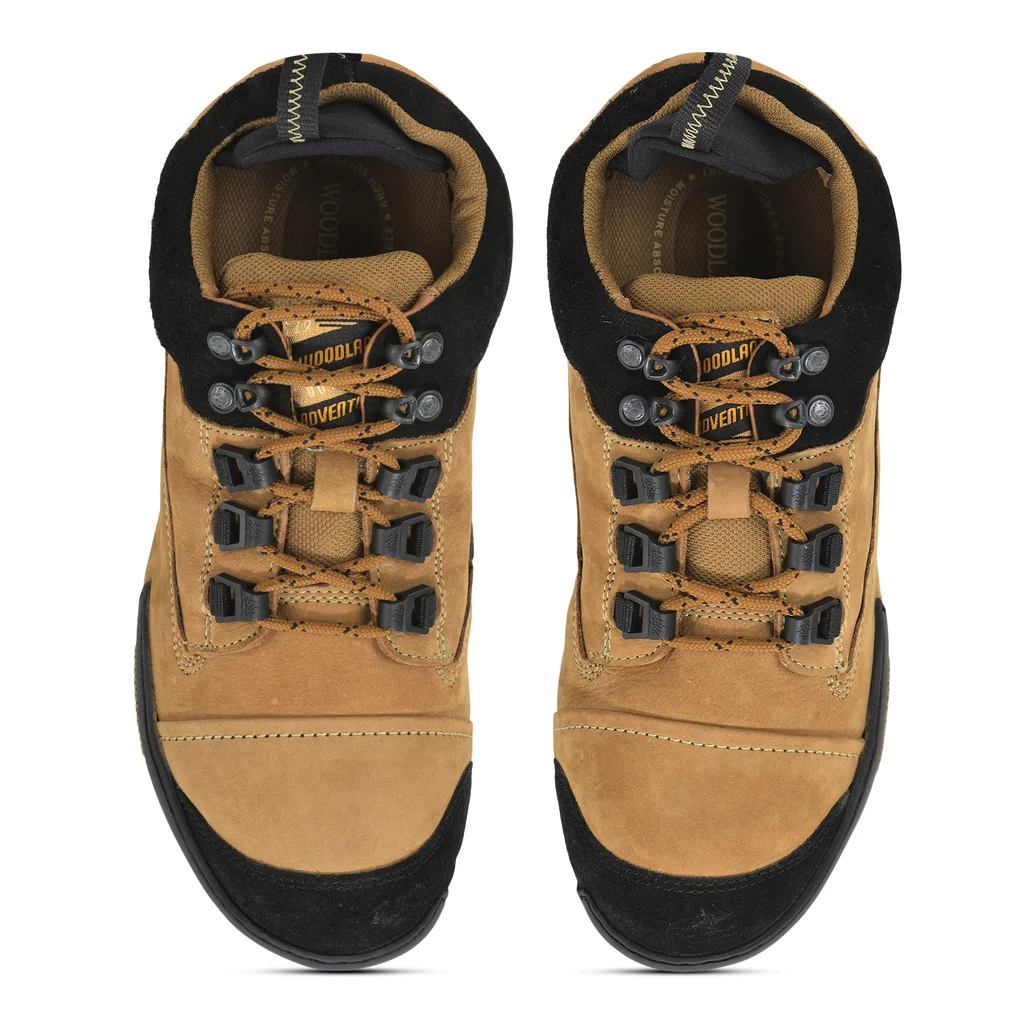 Woodland Men’s Camel Colored Sporty Lace-Up Shoes - Thumbnail 5
