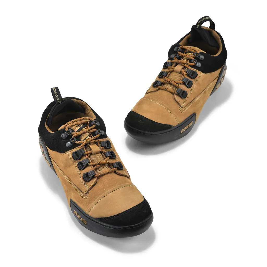 Woodland Men’s Camel Colored Sporty Lace-Up Shoes - Thumbnail 8