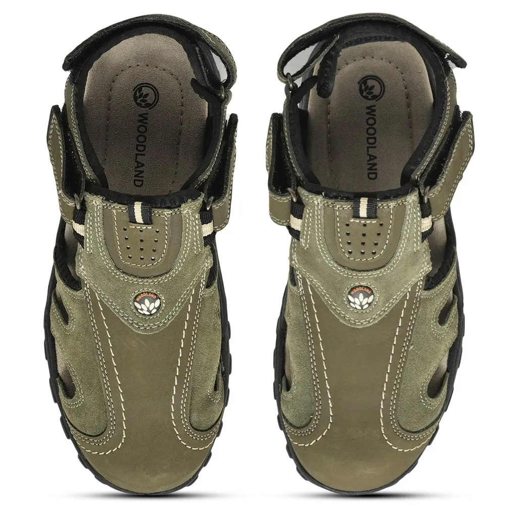 Olive Fisherman sandal for men - Thumbnail 3
