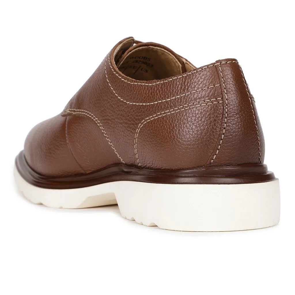 Tan Oxford Shoes for Men - Thumbnail 3