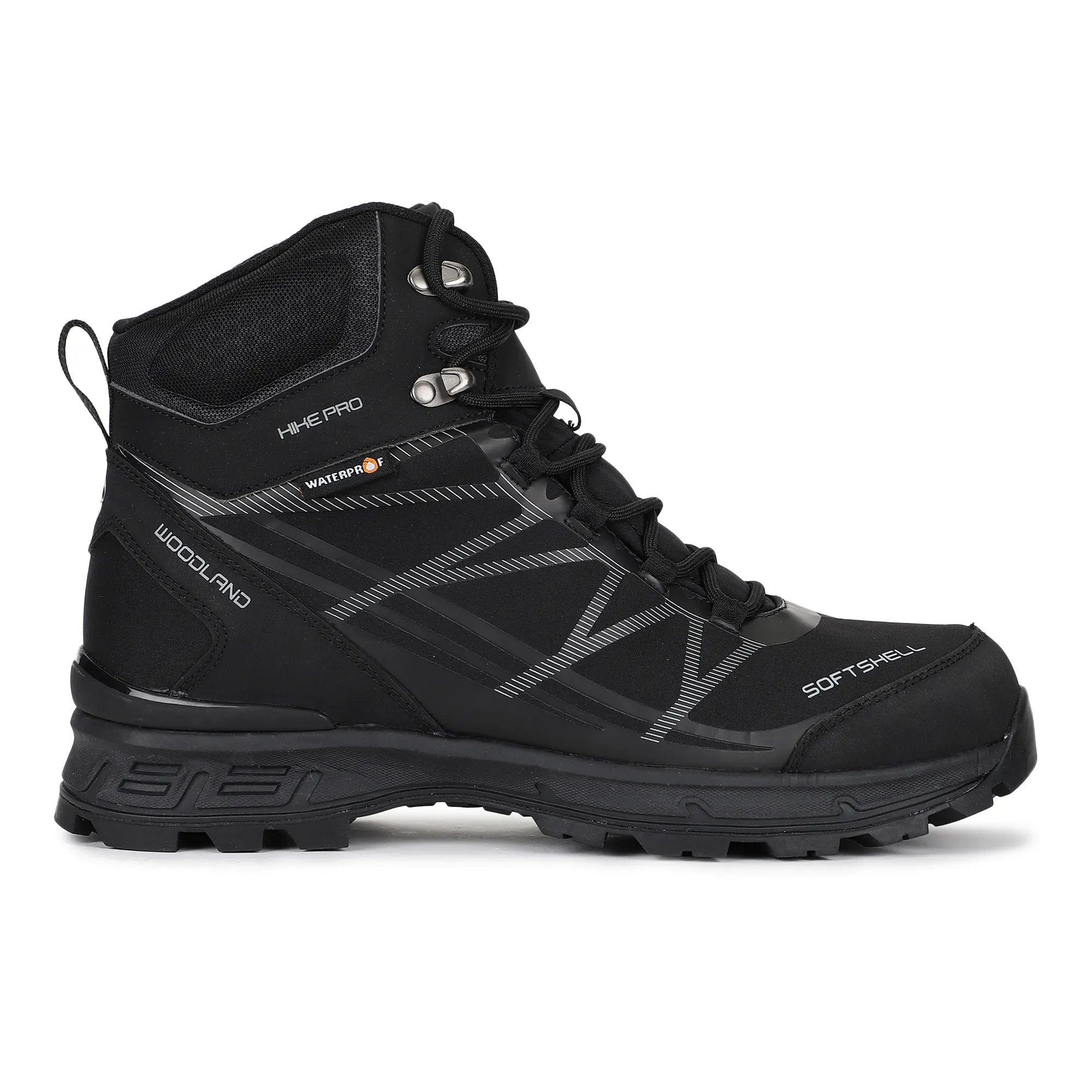 Black/Dgrey Boot for Men - Thumbnail 4