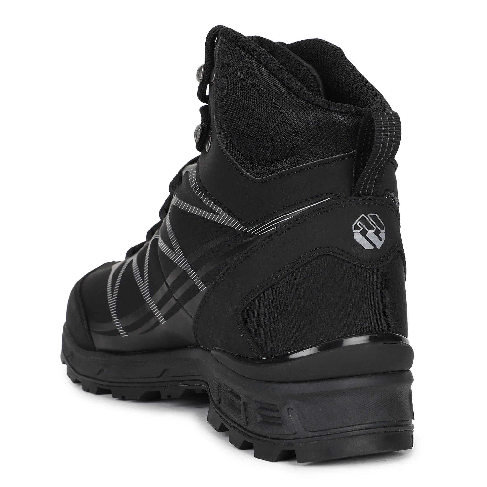 Black/Dgrey Boot for Men - Thumbnail 5
