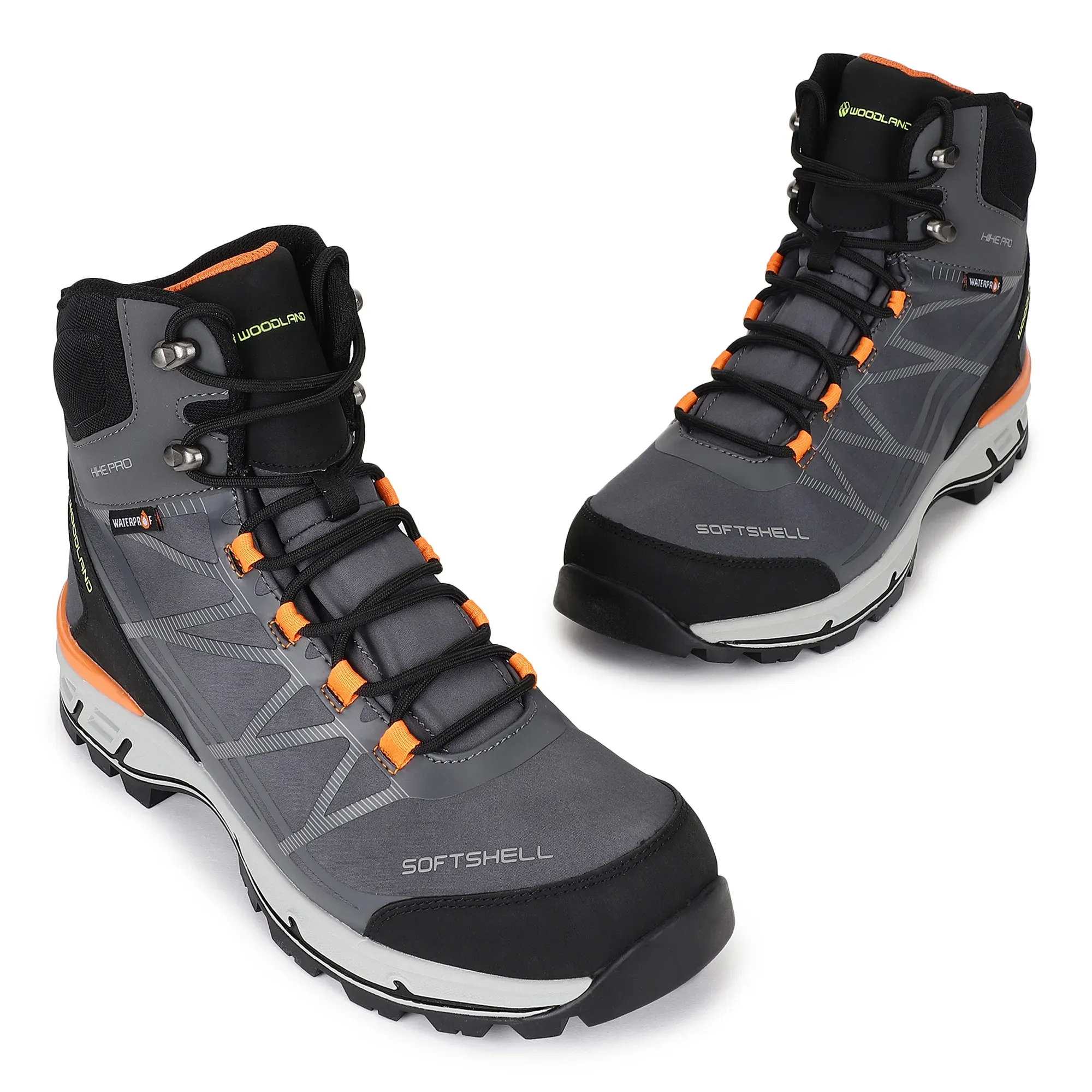 Grey/Black Boot for Men - Thumbnail 2