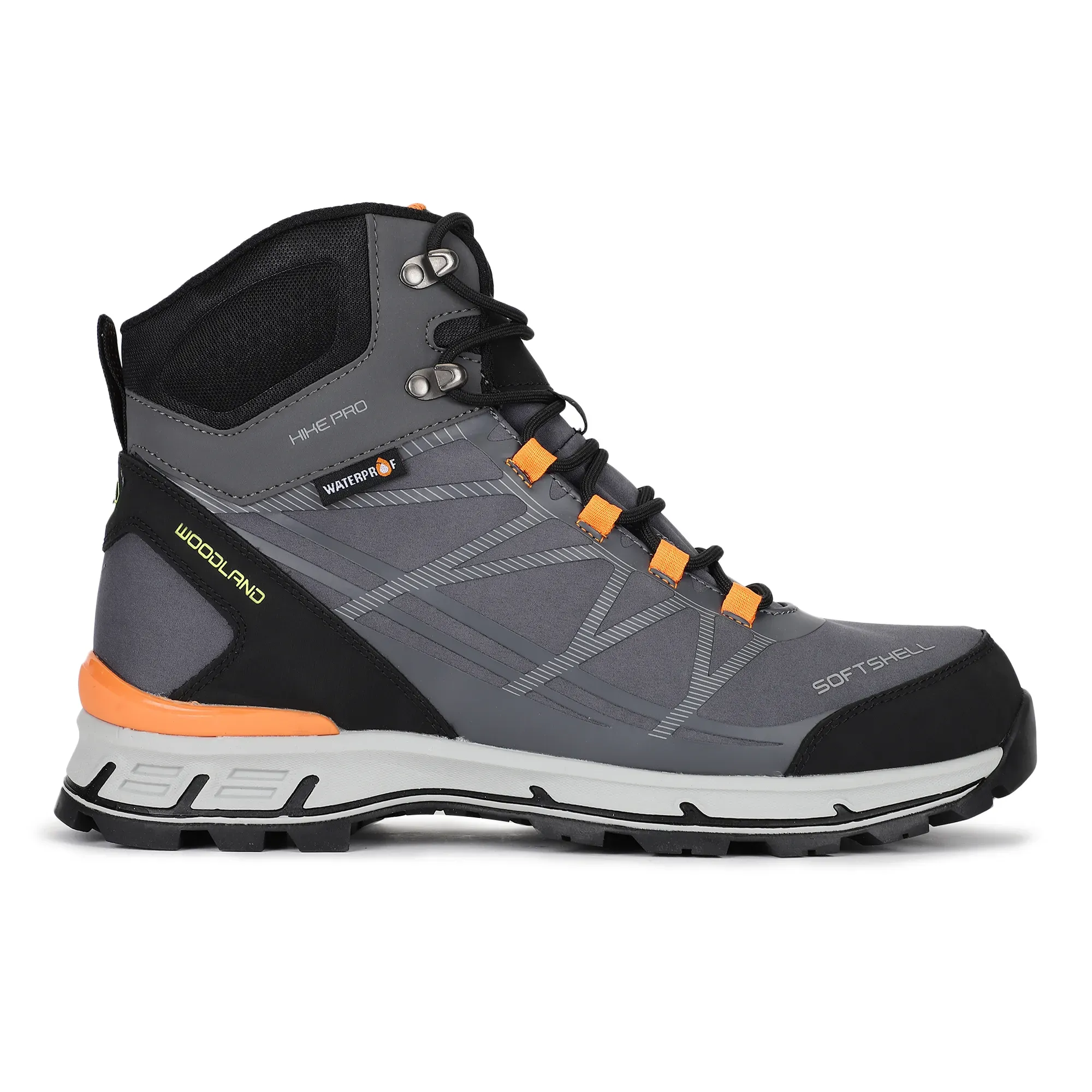 Grey/Black Boot for Men - Thumbnail 4