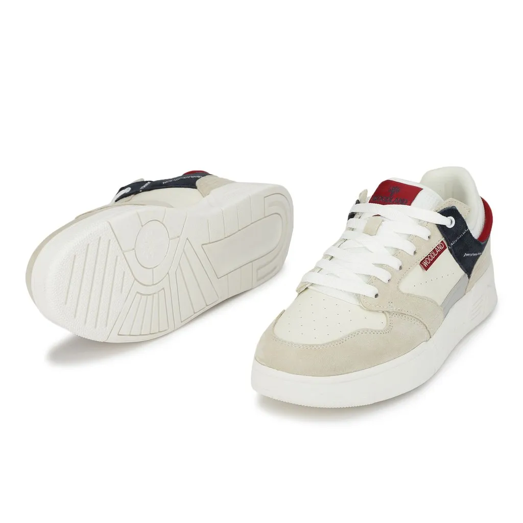 Woodland Men Classic Grey Casual Sneakers - Thumbnail 5