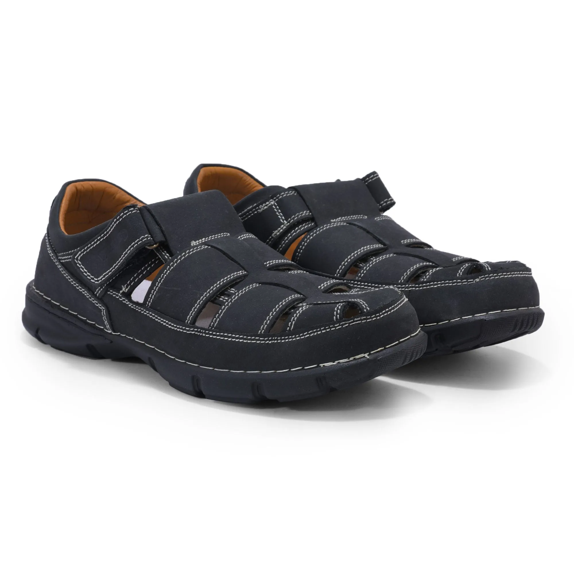 Woodland BLACK casual sandals - Thumbnail 5