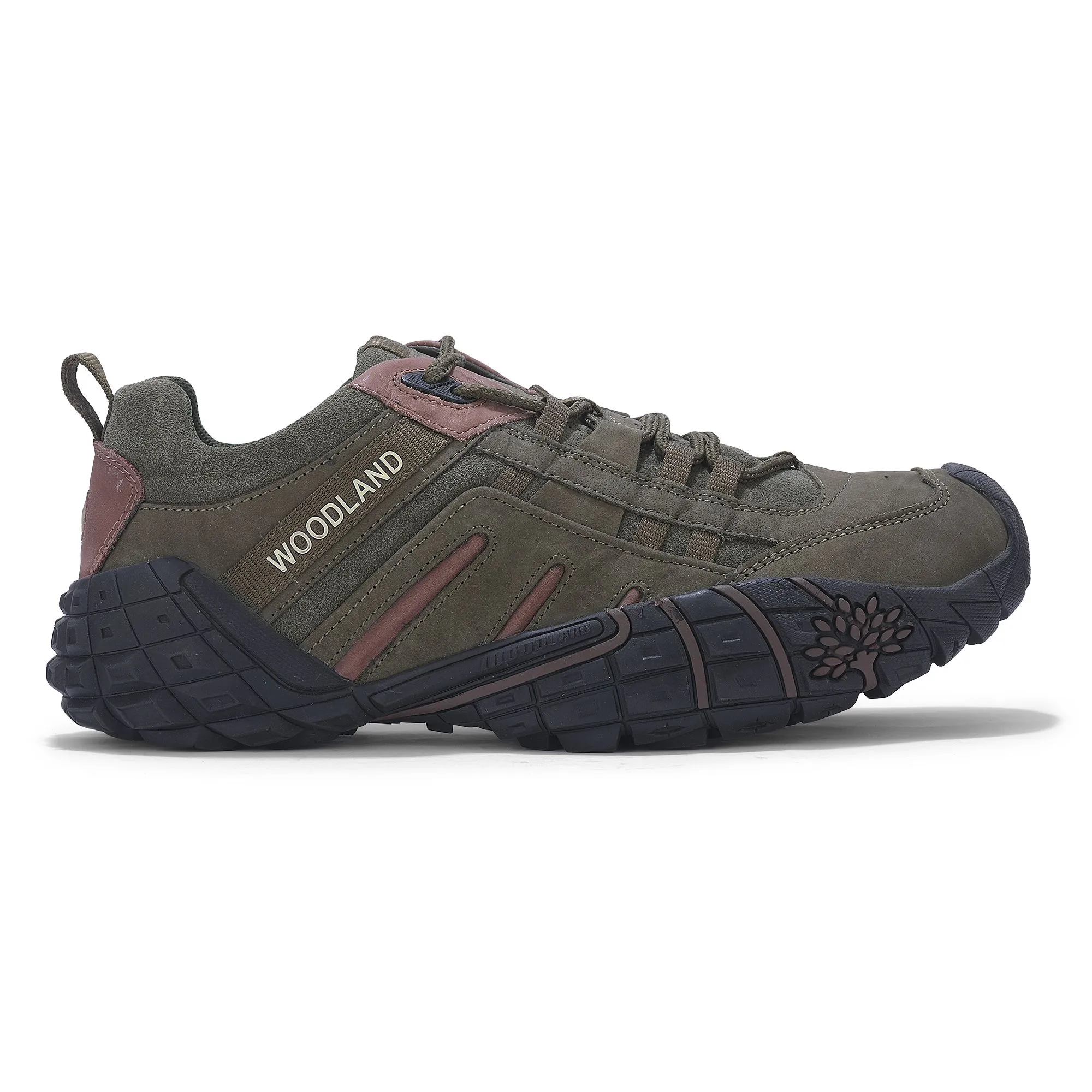 Woodland OLIVE GREEN hiking shoes - Image 1