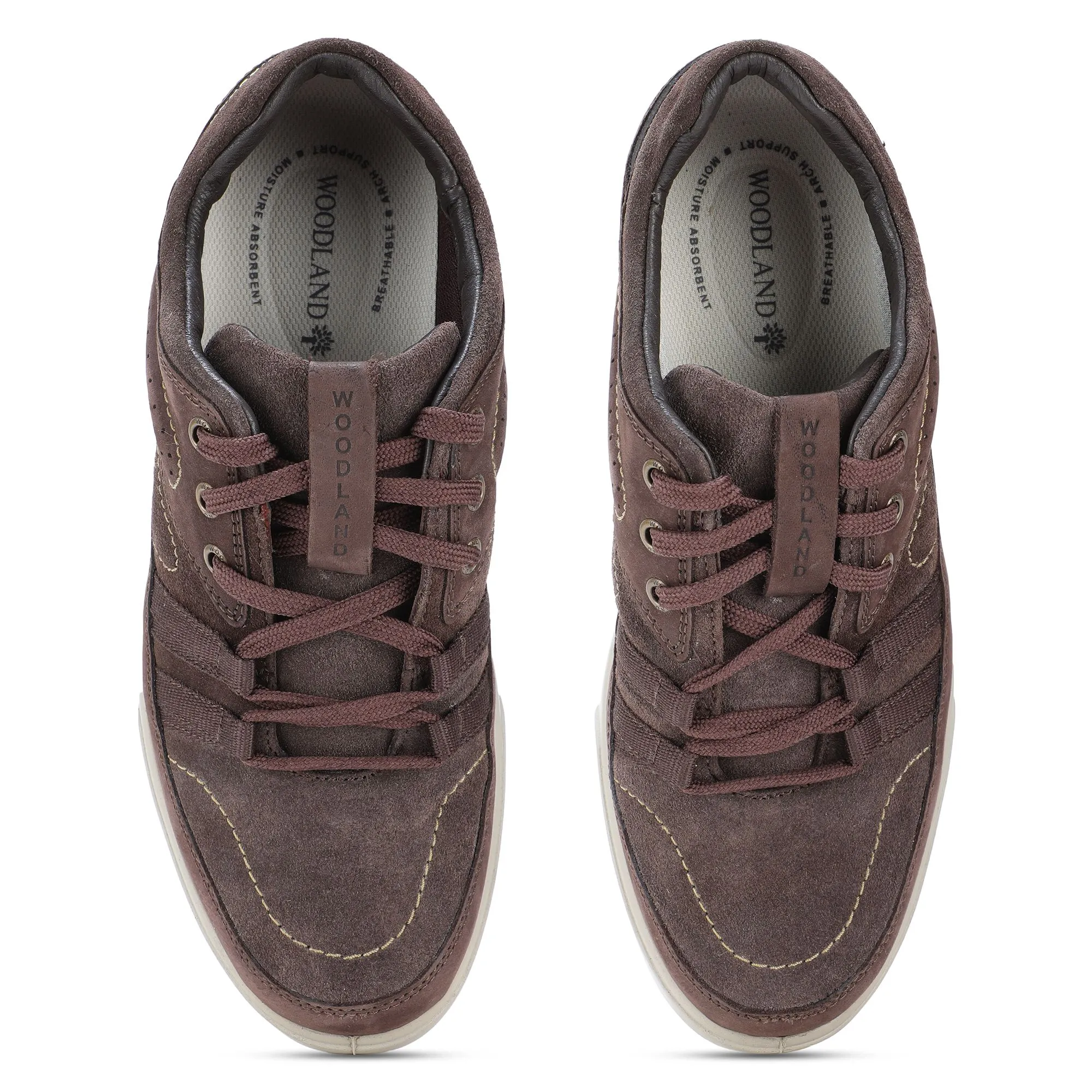 Dark brown casual shoes for men - Thumbnail 3