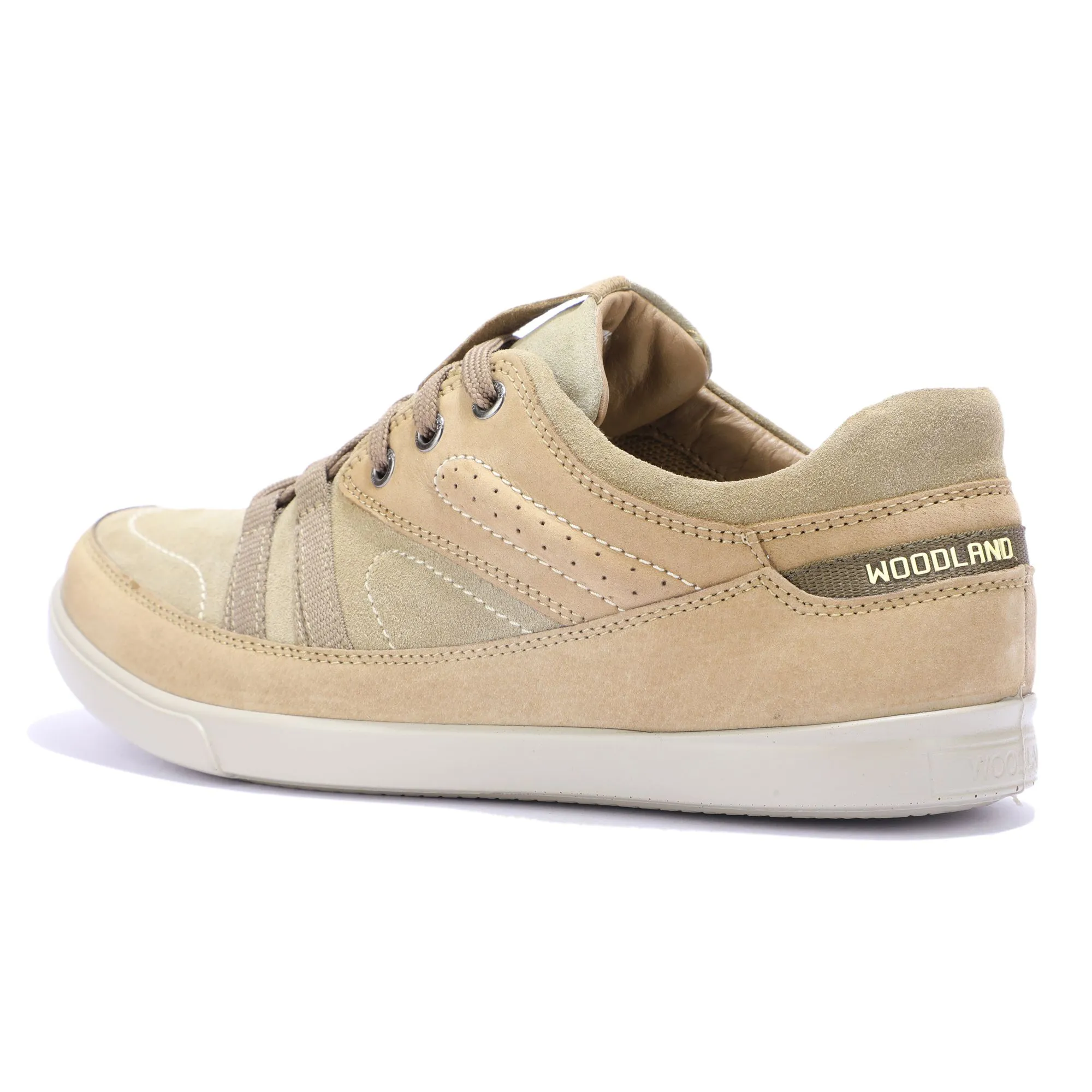 Khaki casual shoes for men - Thumbnail 5