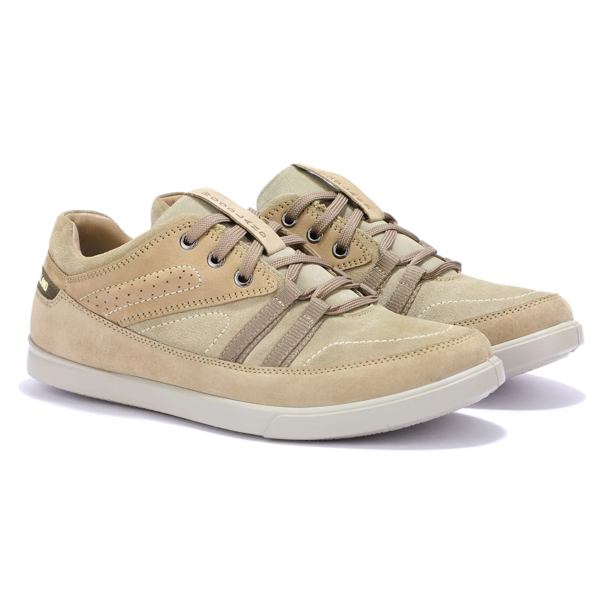 Khaki casual shoes for men - Thumbnail 6
