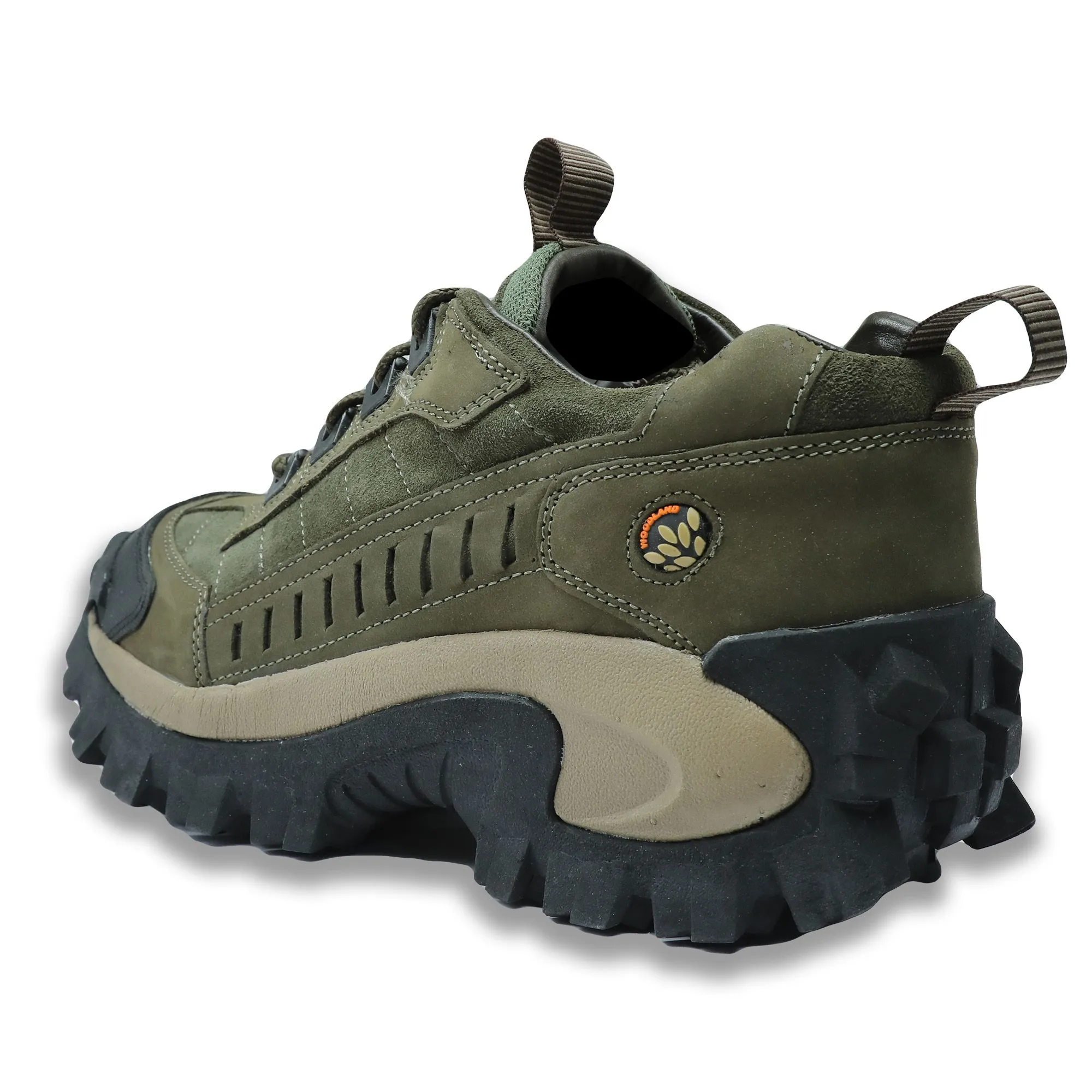 Olive green casual shoes for men - Thumbnail 5
