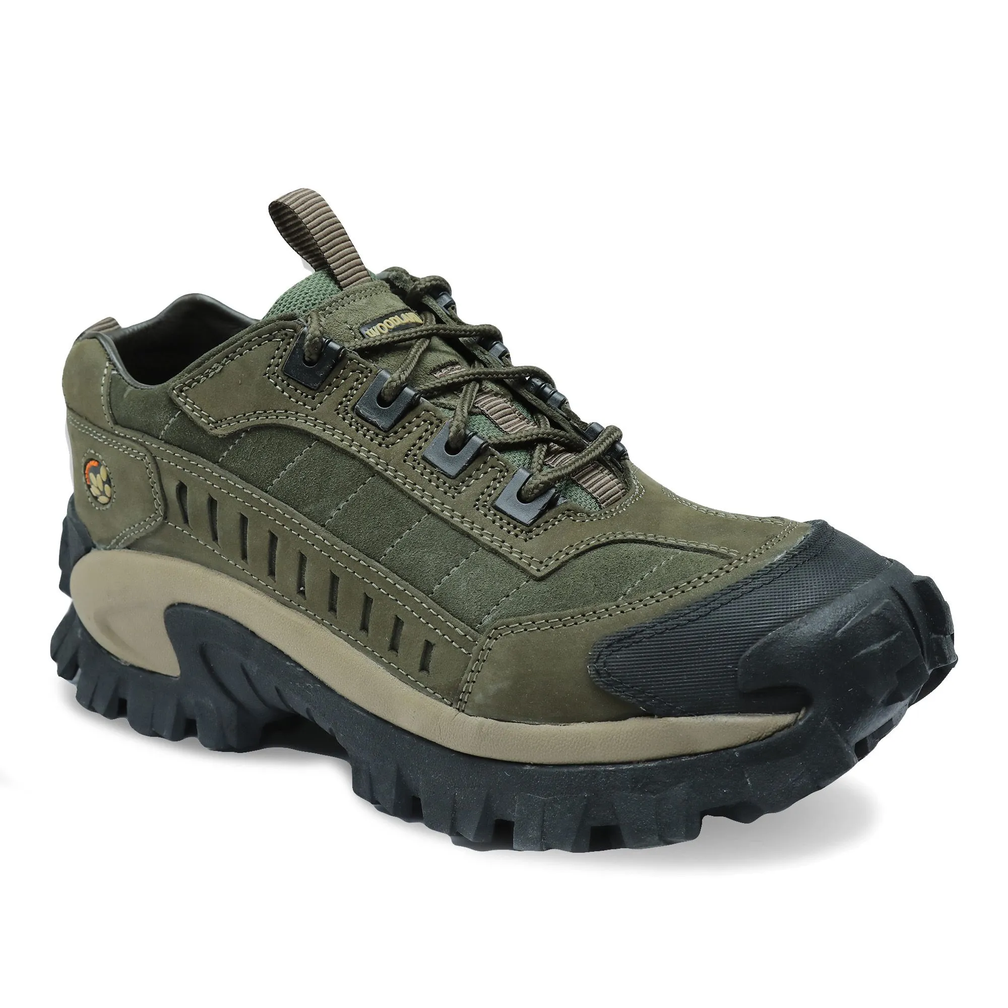 Olive green casual shoes for men - Thumbnail 8