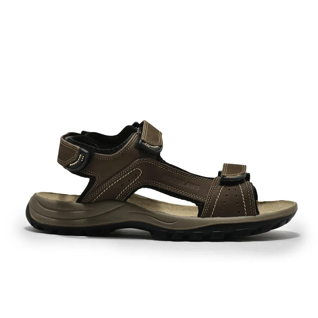 Brown Sandal for Men - Thumbnail 1