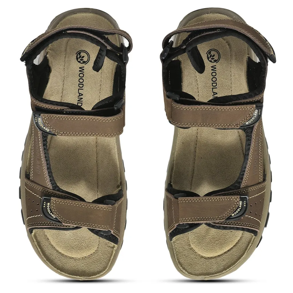 Brown Sandal for Men - Thumbnail 3