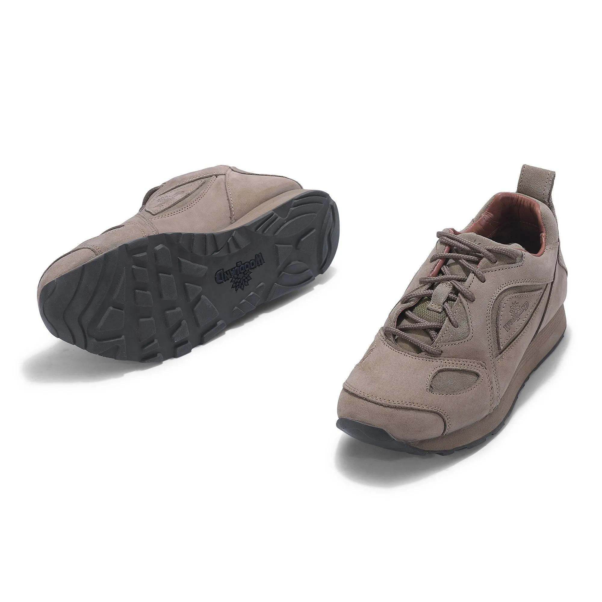 Classic Woodland khaki casual shoes - Thumbnail 4