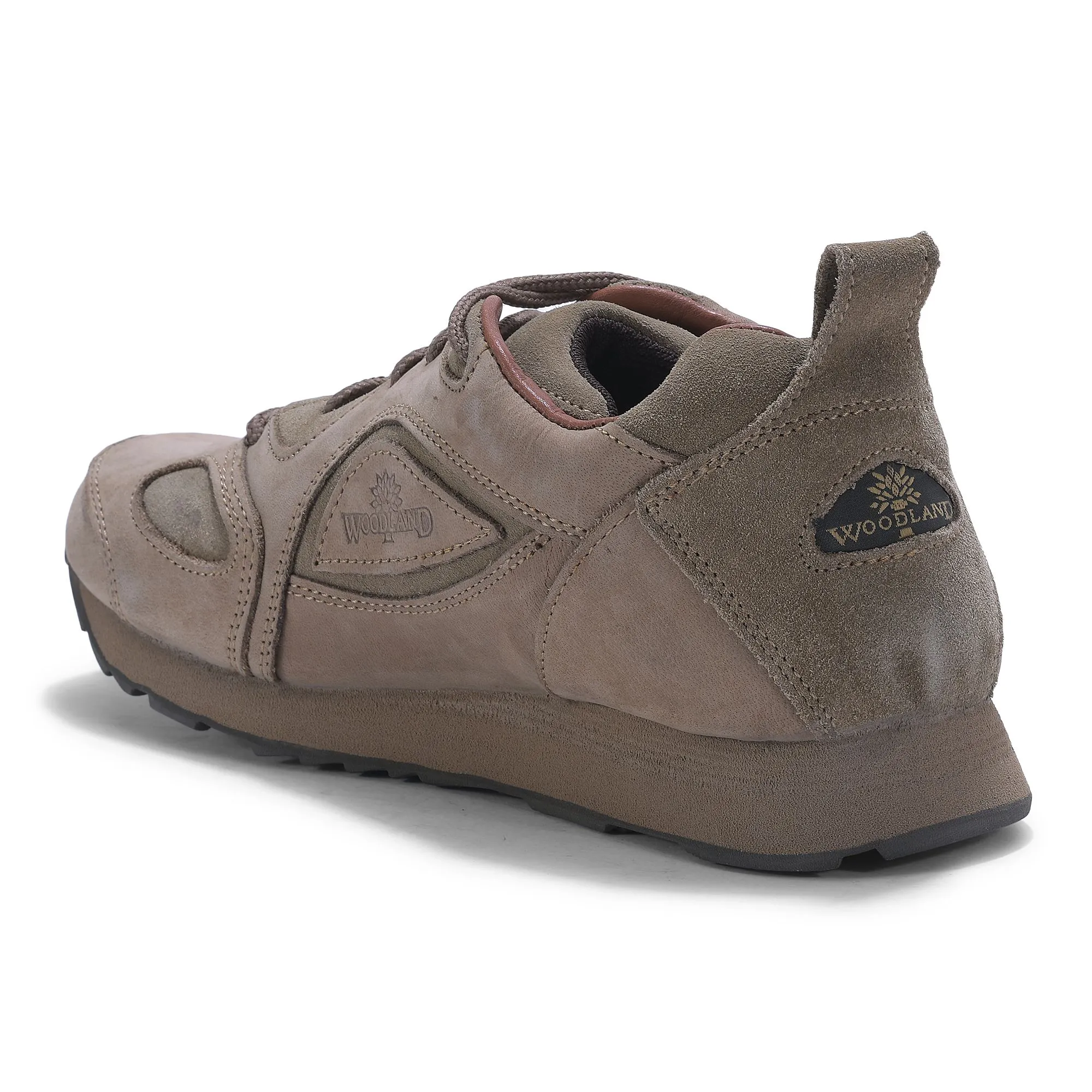 Classic Woodland khaki casual shoes - Thumbnail 5