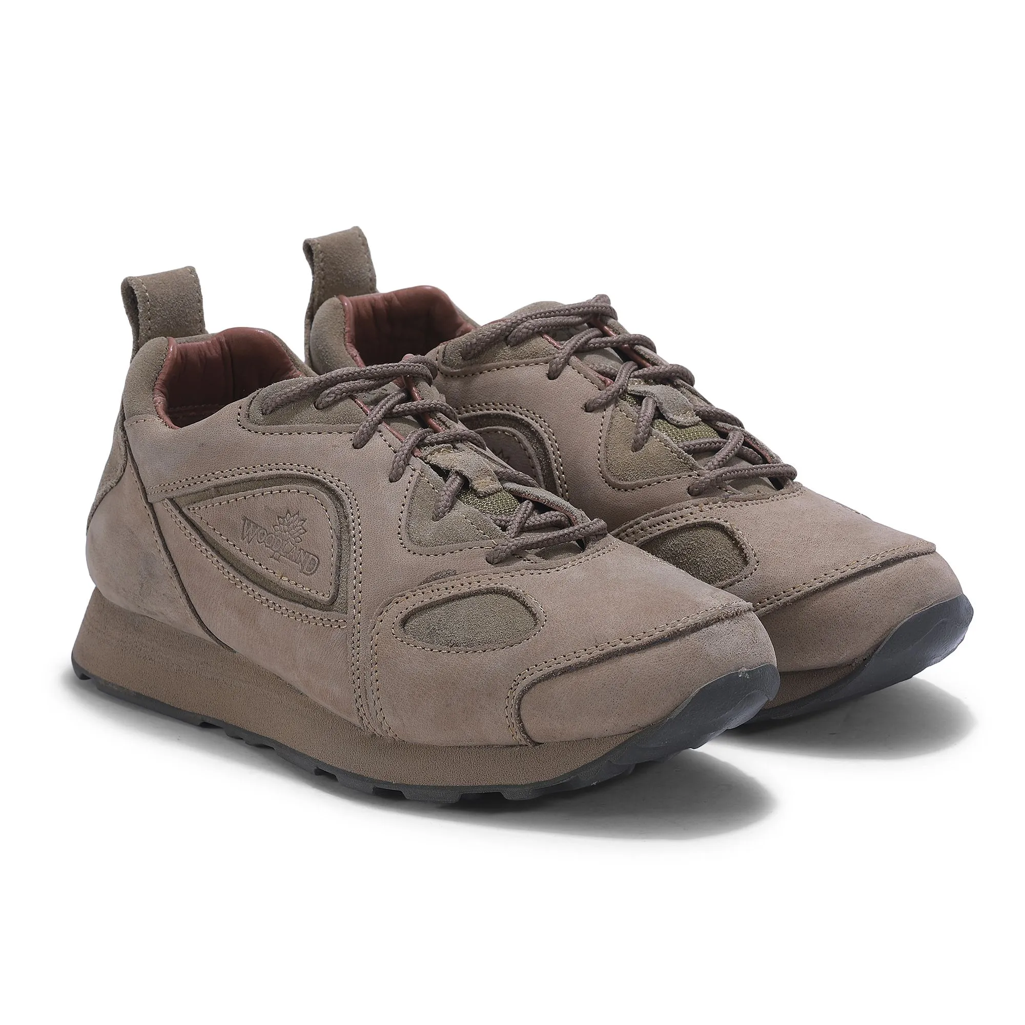 Classic Woodland khaki casual shoes - Thumbnail 6