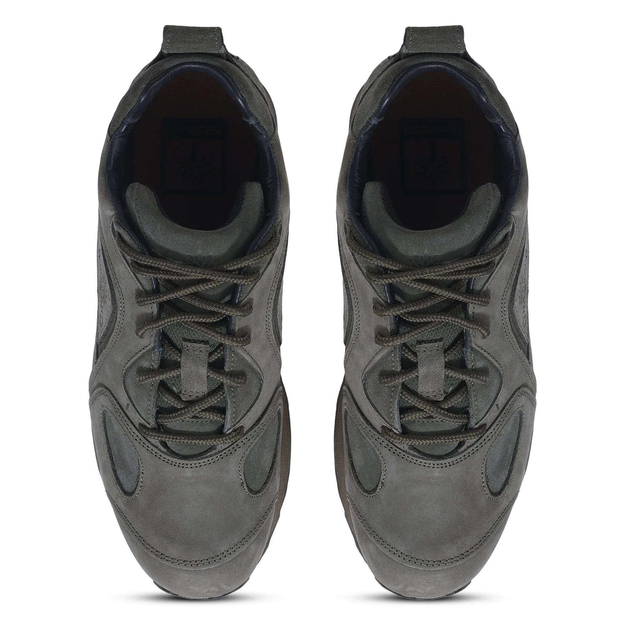 Classic Woodland olive casual shoe - Thumbnail 3