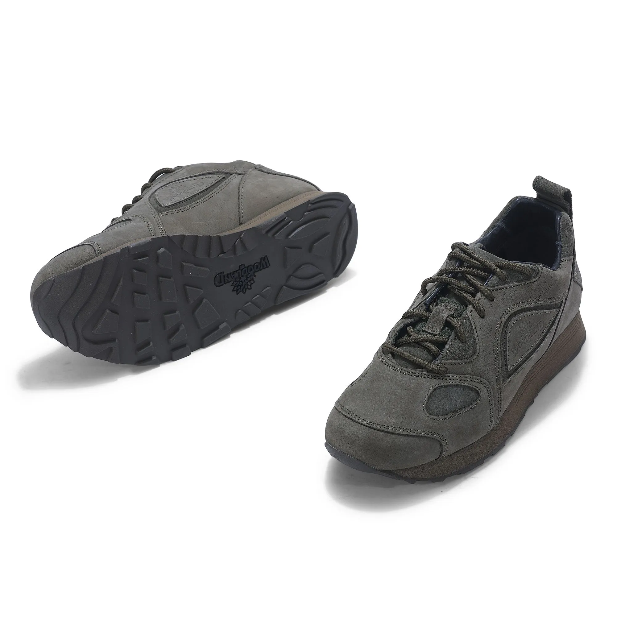 Classic Woodland olive casual shoe - Thumbnail 4