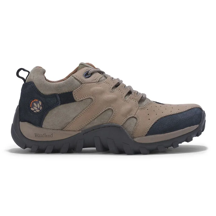 Woodland Khaki Hiking Boots - Thumbnail 1