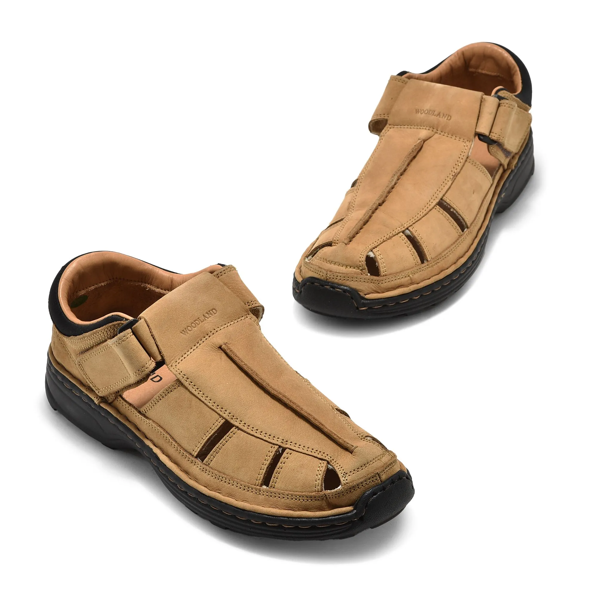 Camel Closed Toe Sandal for men - Thumbnail 2