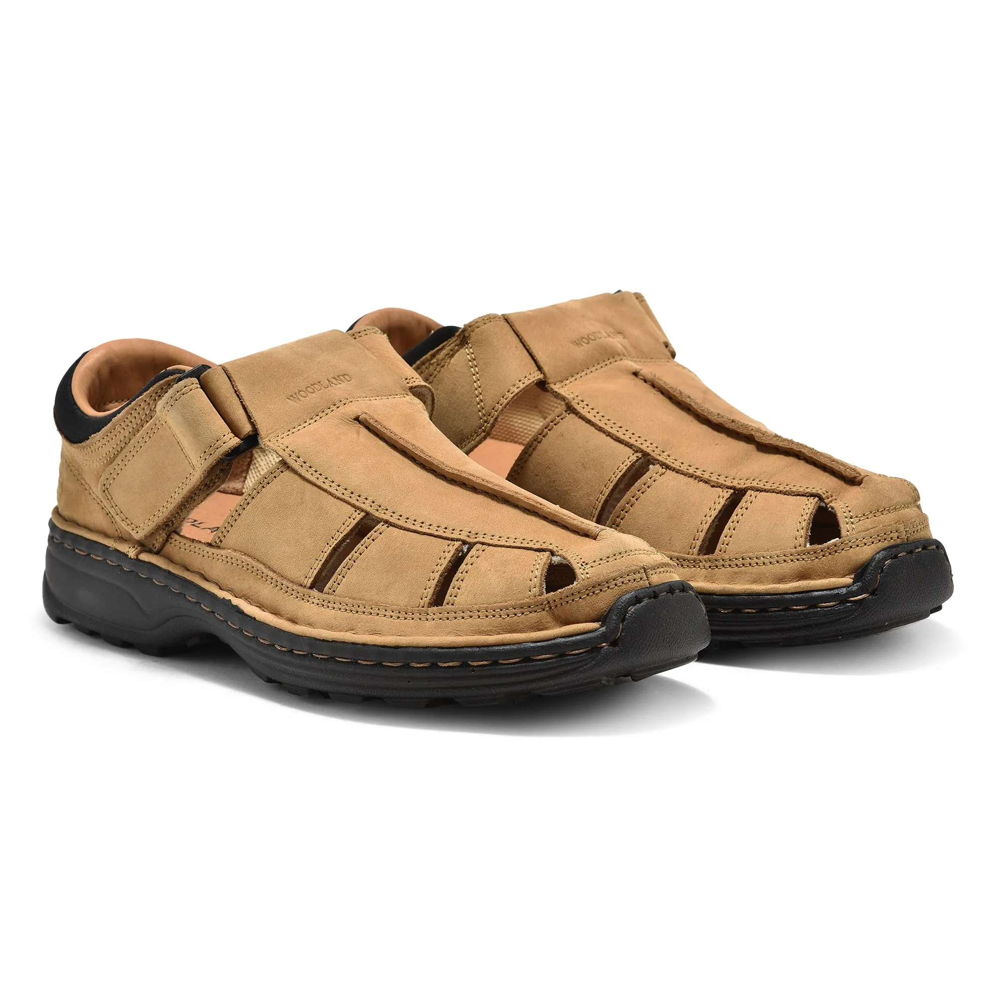 Camel Closed Toe Sandal for men - Thumbnail 5