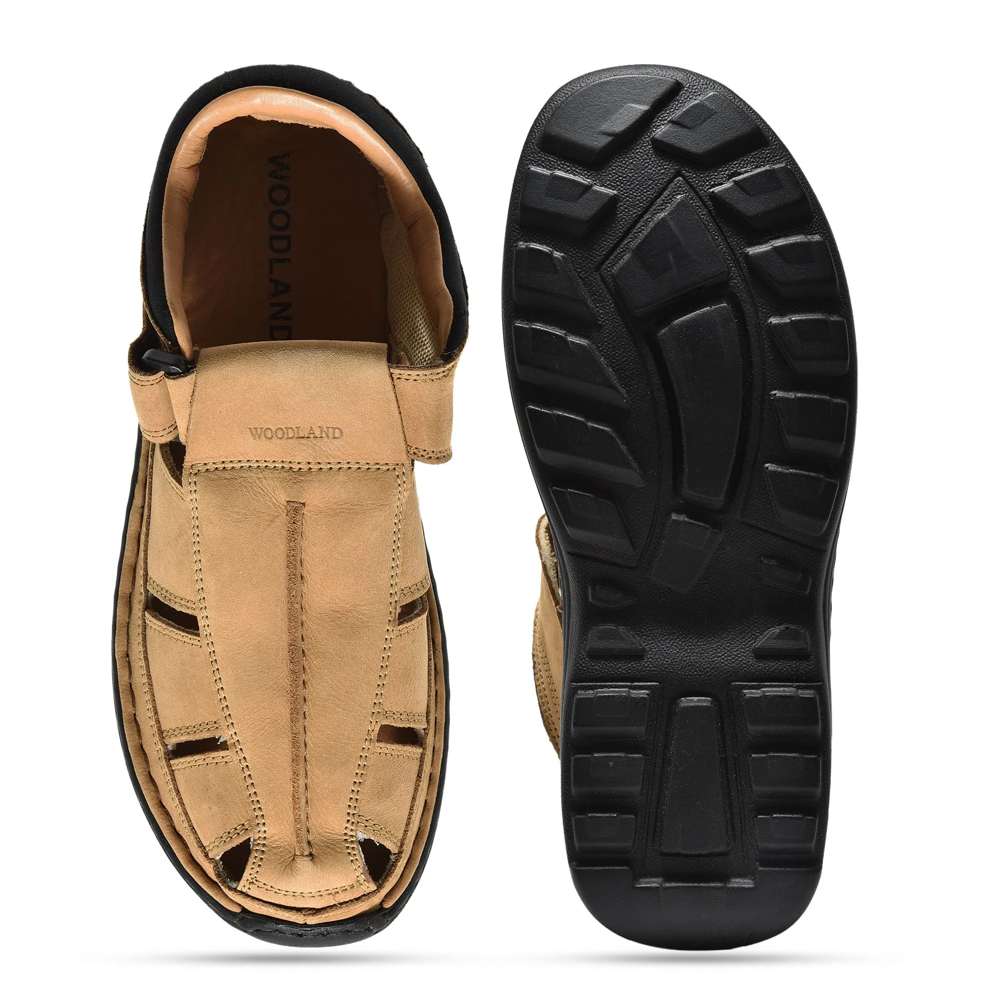 Camel Closed Toe Sandal for men - Thumbnail 6