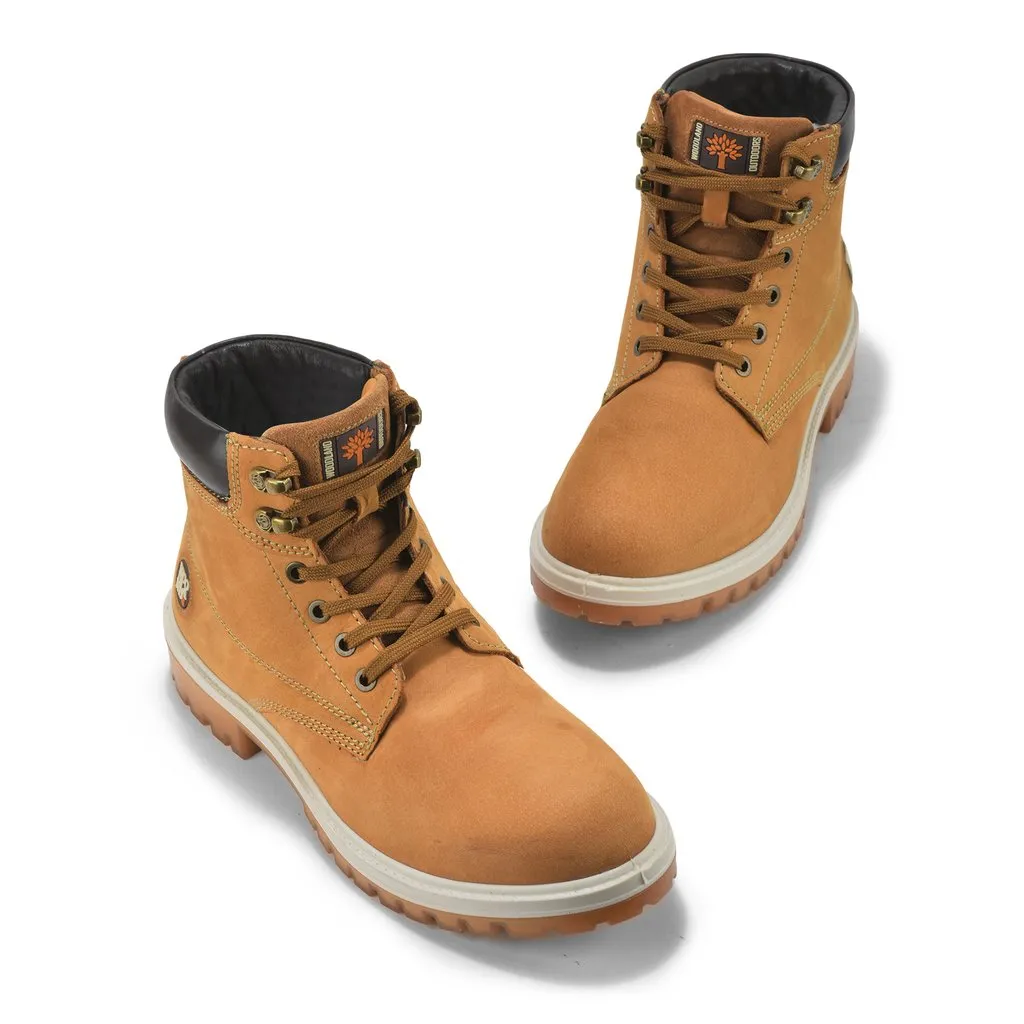 Snaype Nubuck Buff High-Top Boots for Men - Thumbnail 2