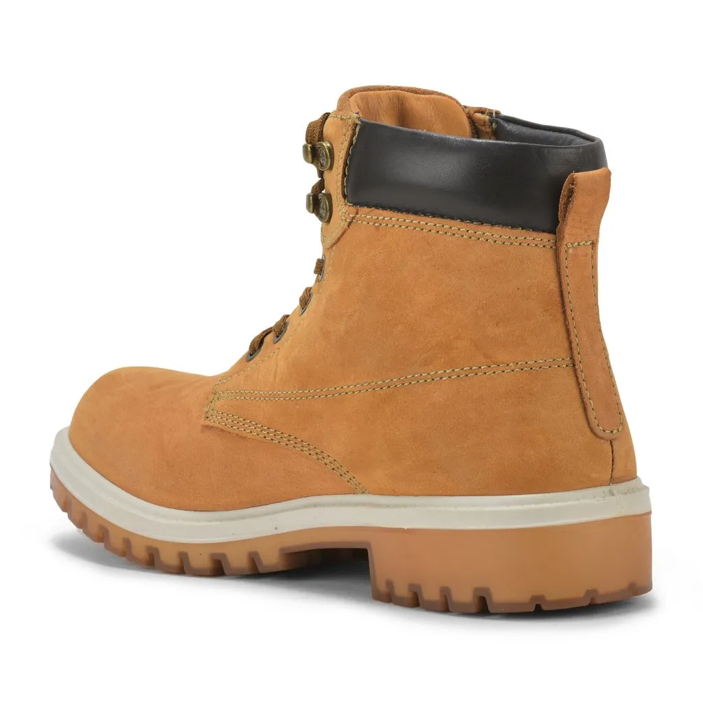 Snaype Nubuck Buff High-Top Boots for Men - Thumbnail 5